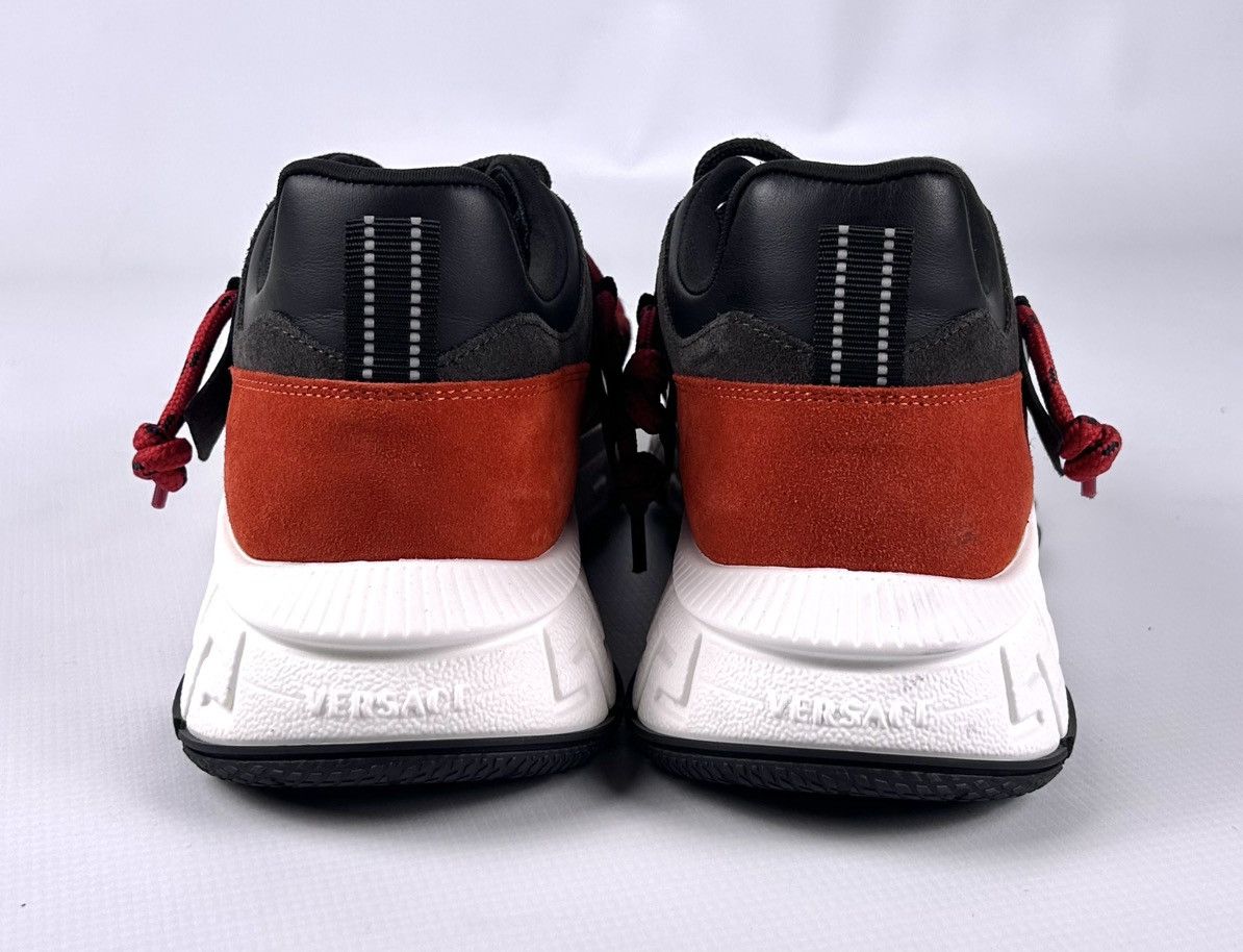 Versace Versace Trigreca Sneakers EU44/US11 Gray Red Suede Italy Size US 11 / EU 44 - 5 Thumbnail