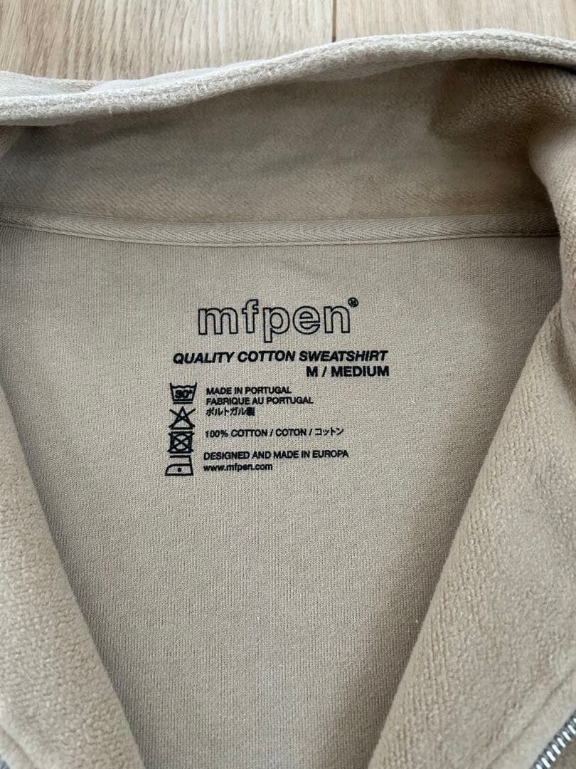 Mfpen MFPEN 21AW CHASER HALF ZIP Camel Cotton M Size US M / EU 48-50 / 2 - 4 Thumbnail