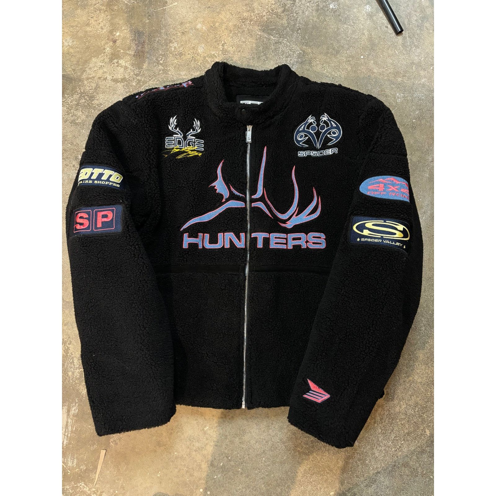 Sp5der Fleece Black Multi Size 3 (L) Used