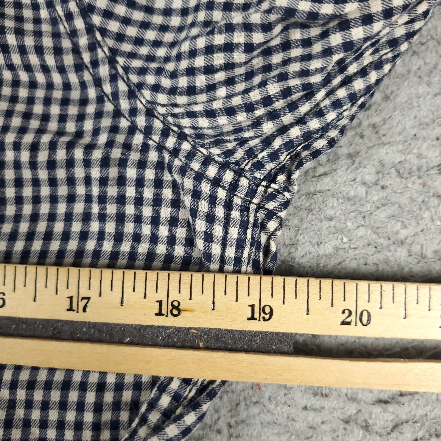 Ralph Lauren DENIM & SUPPLY RALPH LAUREN Shirt Mens Medium Blue Check Button Up Long Sleeve Size US M / EU 48-50 / 2 - 5 Thumbnail