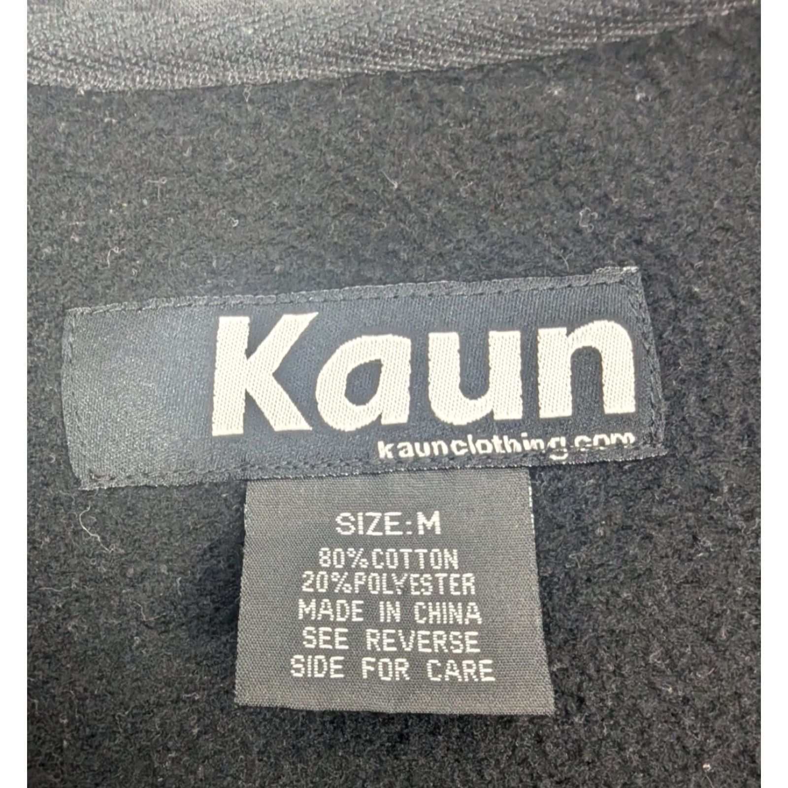 Vintage KAUN Jacket Men’s Medium Black Full Zip Coat Utility Pockets Military Style Size US M / EU 48-50 / 2 - 6 Thumbnail