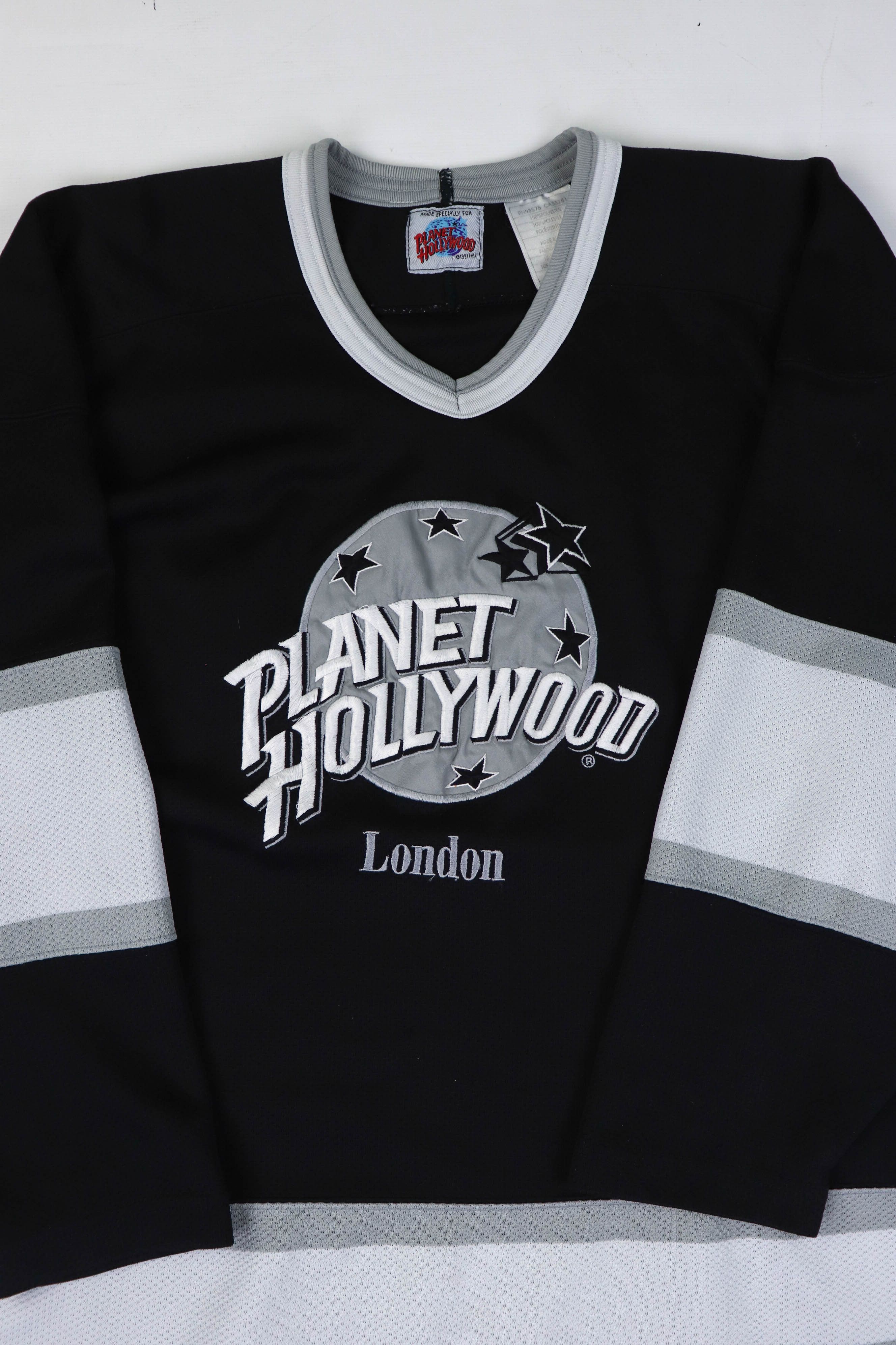 Planet Hollywood 90s Vintage Planet Hollywood London Big Logo Hockey Jersey Size US M / EU 48-50 / 2 - 3 Thumbnail