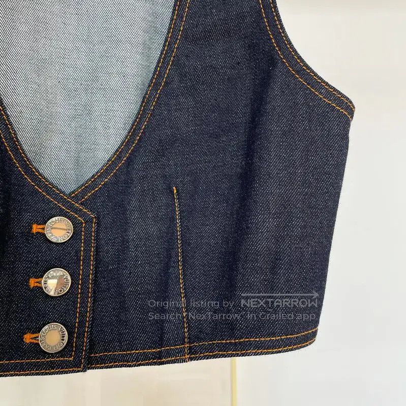 Louis Vuitton Louis Vuitton Summer Blue Denim Vest . Size XS / US 0-2 / IT 36-38 - 3 Thumbnail