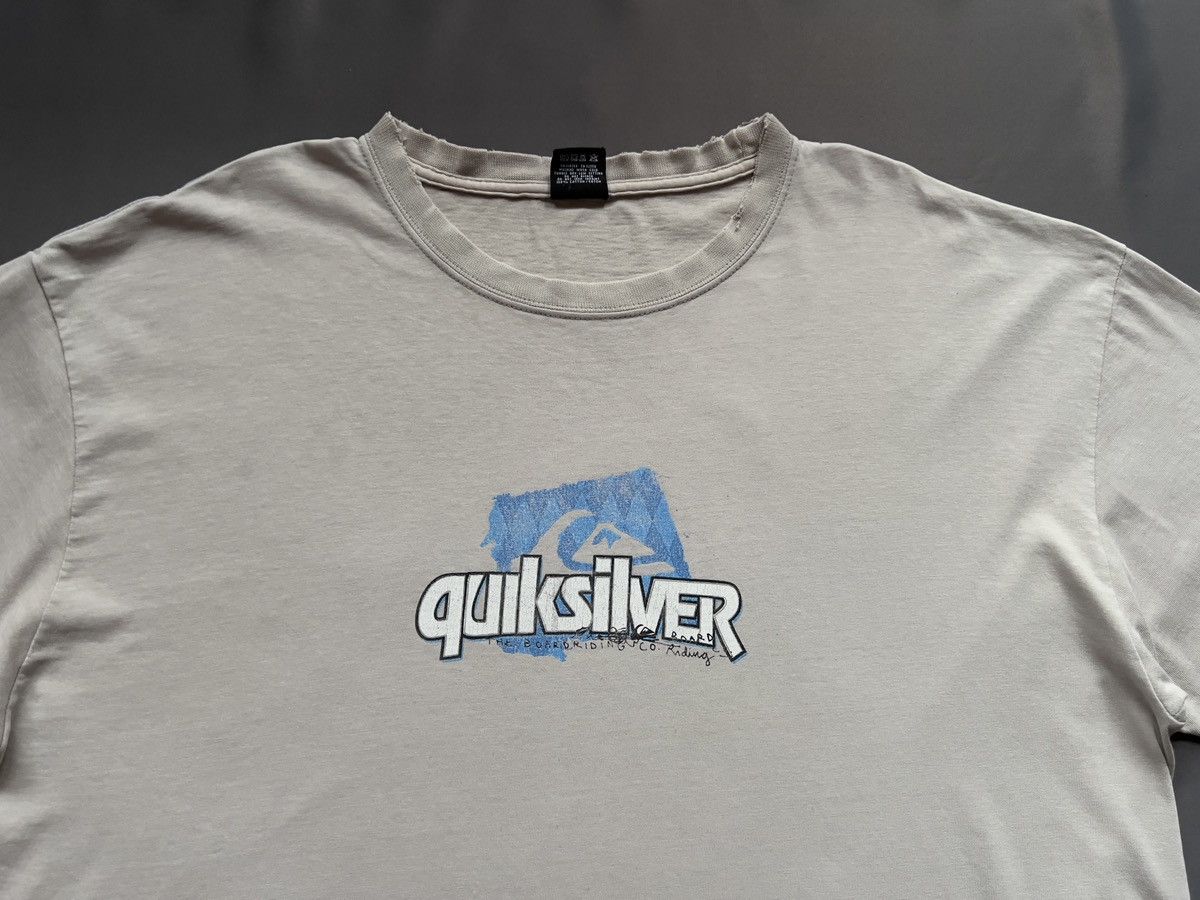 Quicksilver 90S Quiksilver Big Logo Vintage Y2K Oversized Retro T-Shirt Size US XL / EU 56 / 4 - 7 Thumbnail