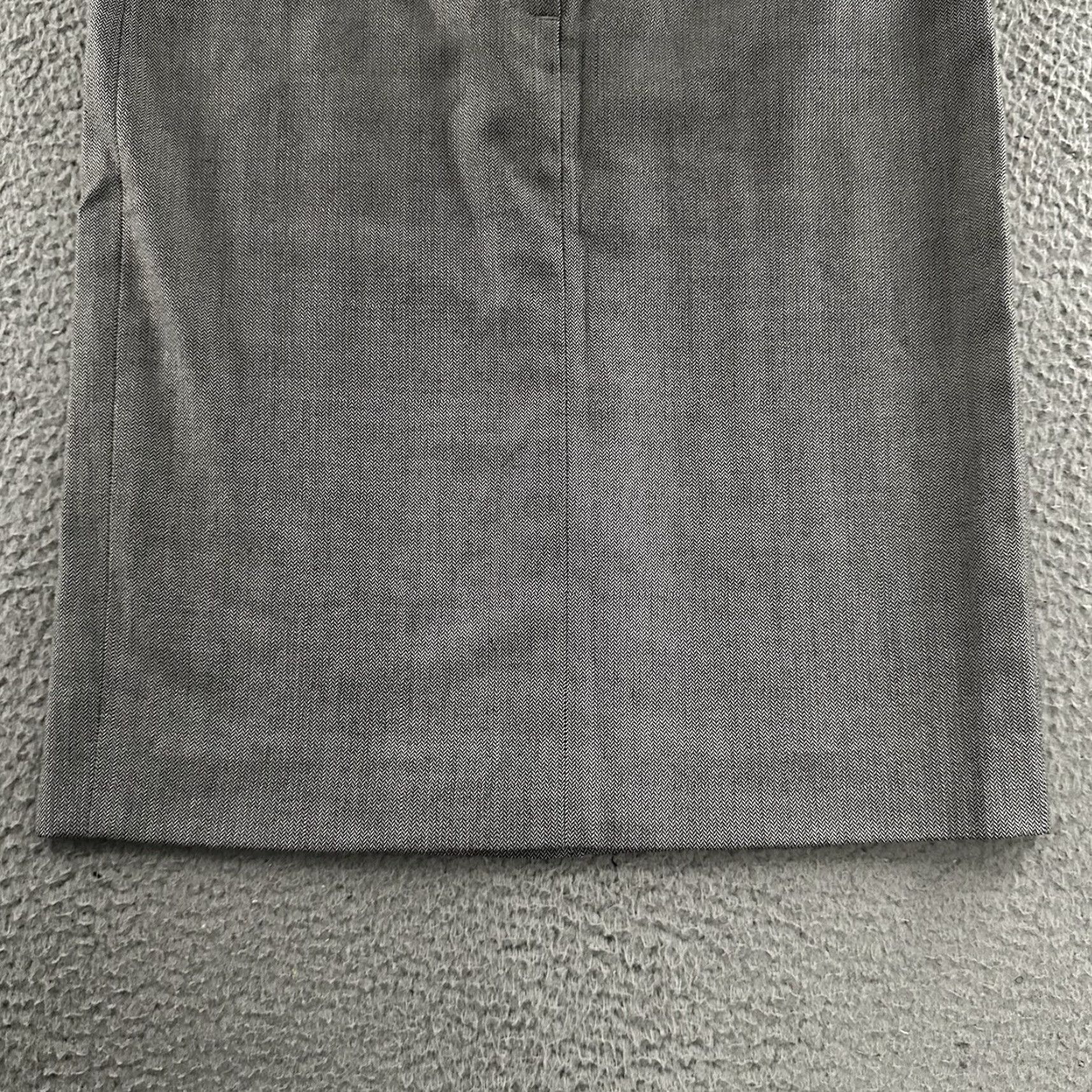 Theory Theory Skirt Women Gray 0 Wool Blend Knee Length Pencil Straight USA Made Size 25" / US 0 / IT 36 - 3 Thumbnail