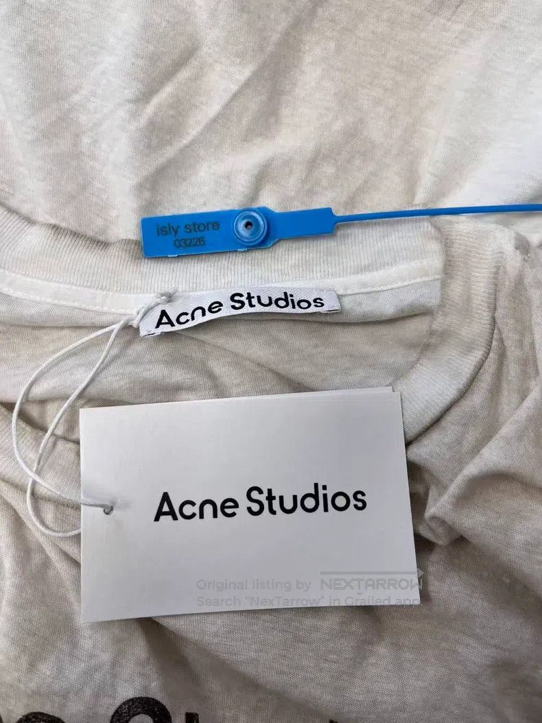 Acne Studios Acne Studios 1996 series number and letter logo print roun Size US L / EU 52-54 / 3 - 4 Thumbnail