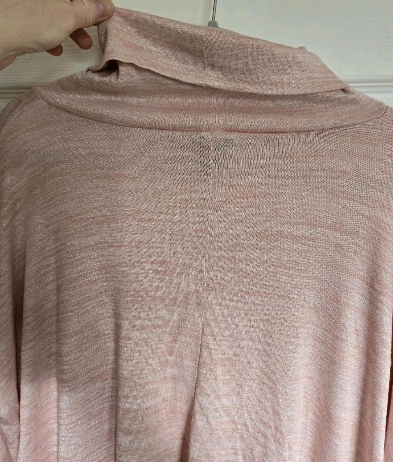 Ann Taylor Ann Taylor Factory Top Size L /XL Blush Pink Sweater Blouse Size L / US 10 / IT 46 - 6 Thumbnail