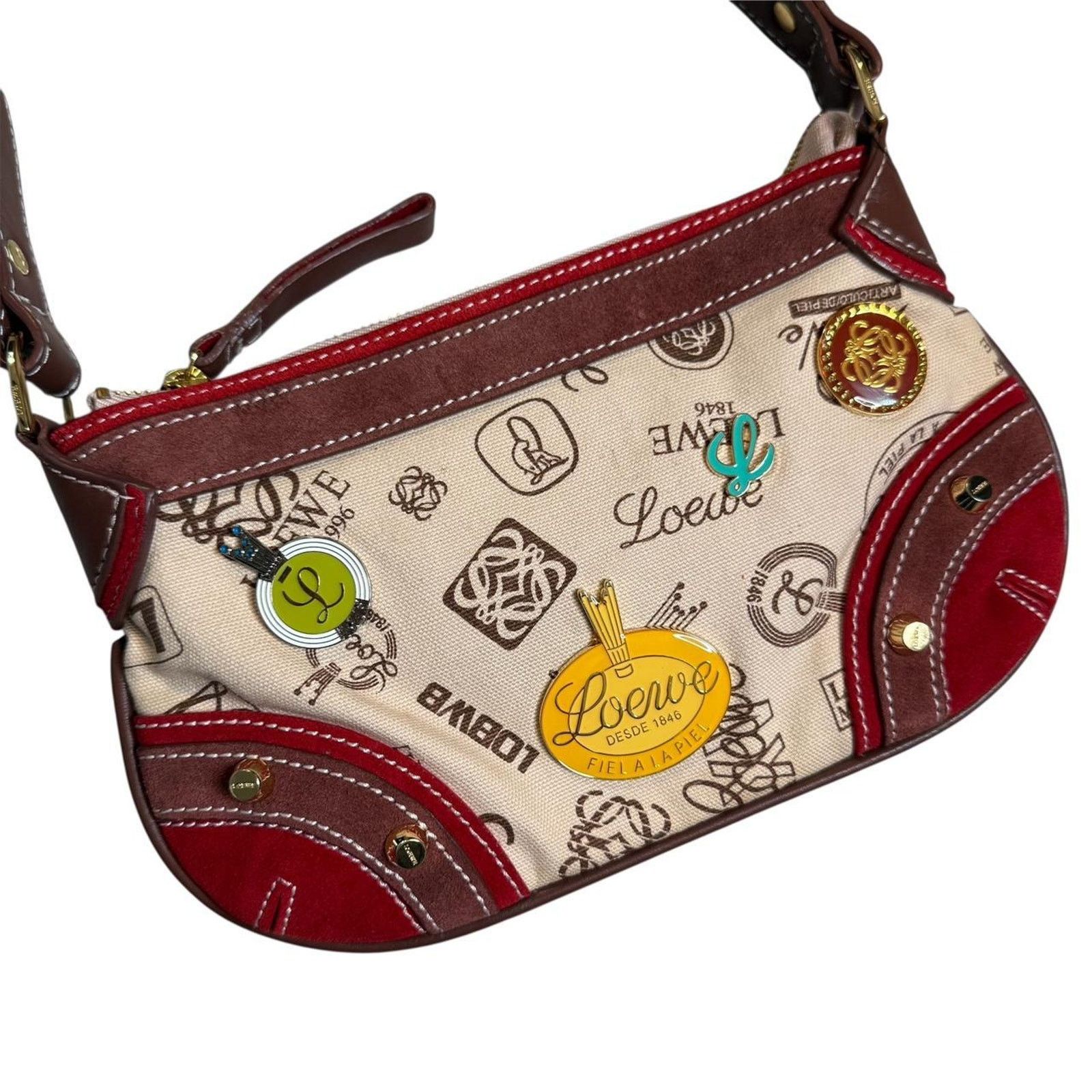 Loewe Loewe 160th Anniversary Mini Shoulder Bag Pins (2006) Size ONE SIZE - 2 Thumbnail