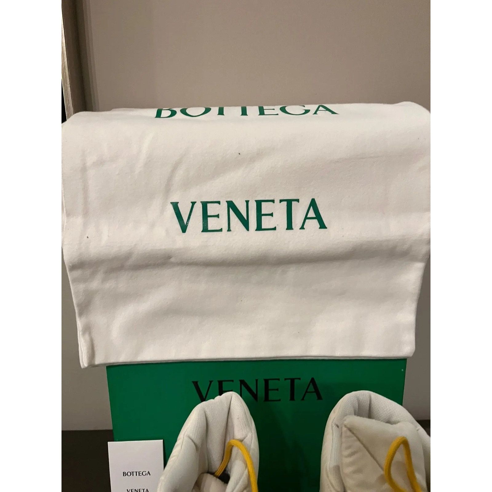 Bottega Veneta o1rshd1 Puddle Bomber Boots in String / Egg Yolk 43 Size US 10 / EU 43 - 11 Thumbnail