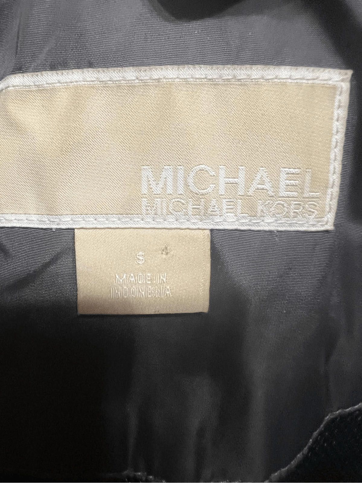 Michael Kors Michael Kors Windbreaker Jacket Sz S black Black/Gray Size S / US 4 / IT 40 - 3 Thumbnail