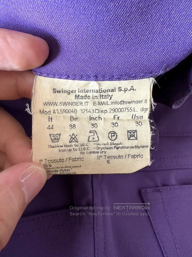 Fendi Fendi Purple Women's Versatile Casual Pants Size 28" / US 6 / IT 42 - 7 Thumbnail