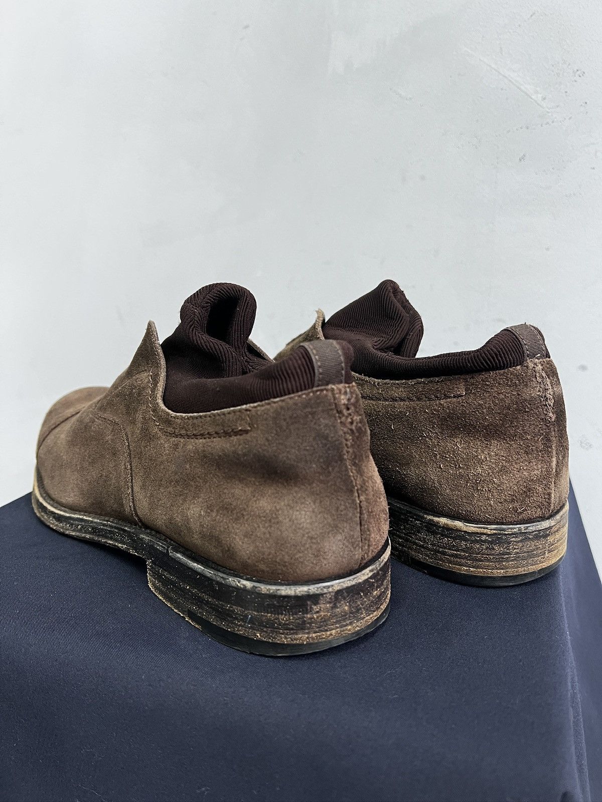 Paciotti Suede leather paciotti guidi style low boots avant garde y2k Size US 8 / EU 41 - 7 Thumbnail