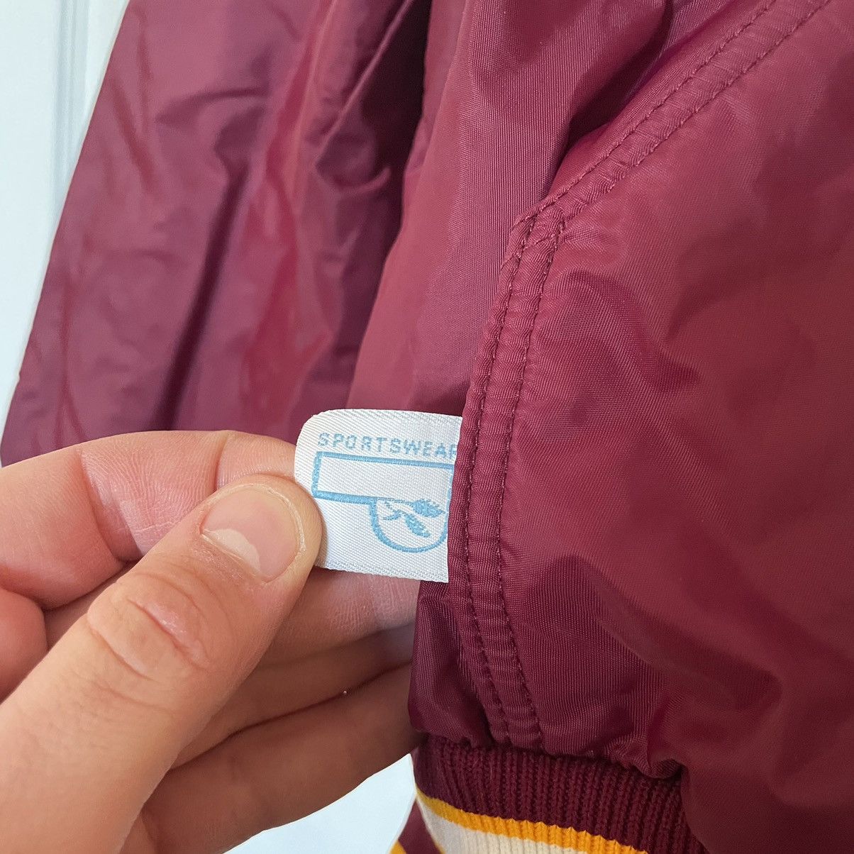 Vintage 90s Vintage burk Bulldogs style Varsity Bomber Jacket anorak Size US M / EU 48-50 / 2 - 4 Thumbnail