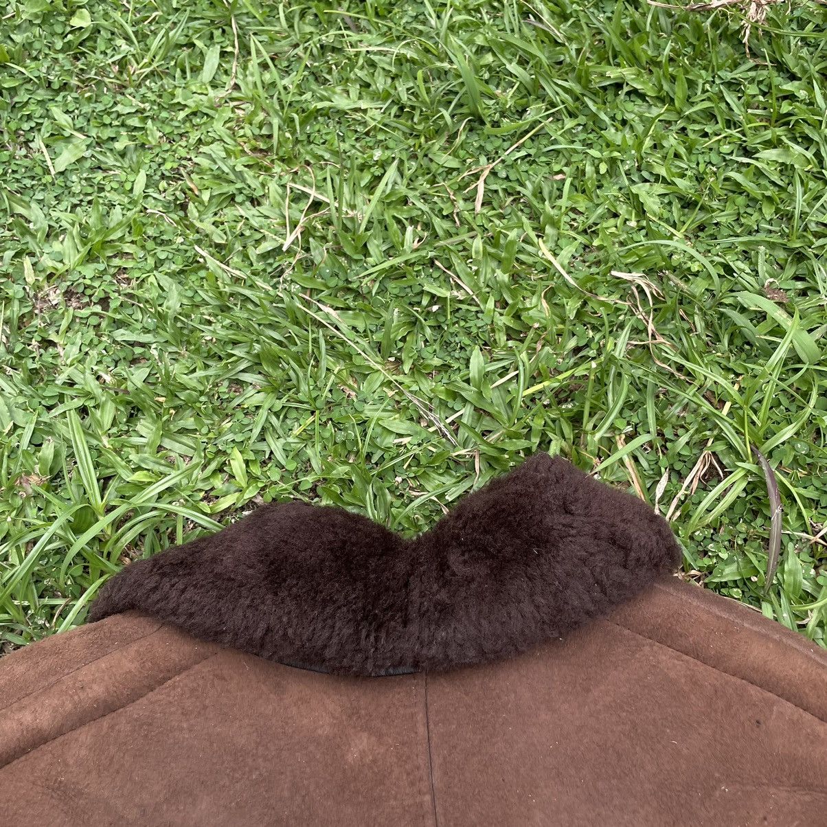 Leather Vintage O’ned Sheepskin Double Collar Biker Jacket Size US S / EU 44-46 / 1 - 14 Thumbnail