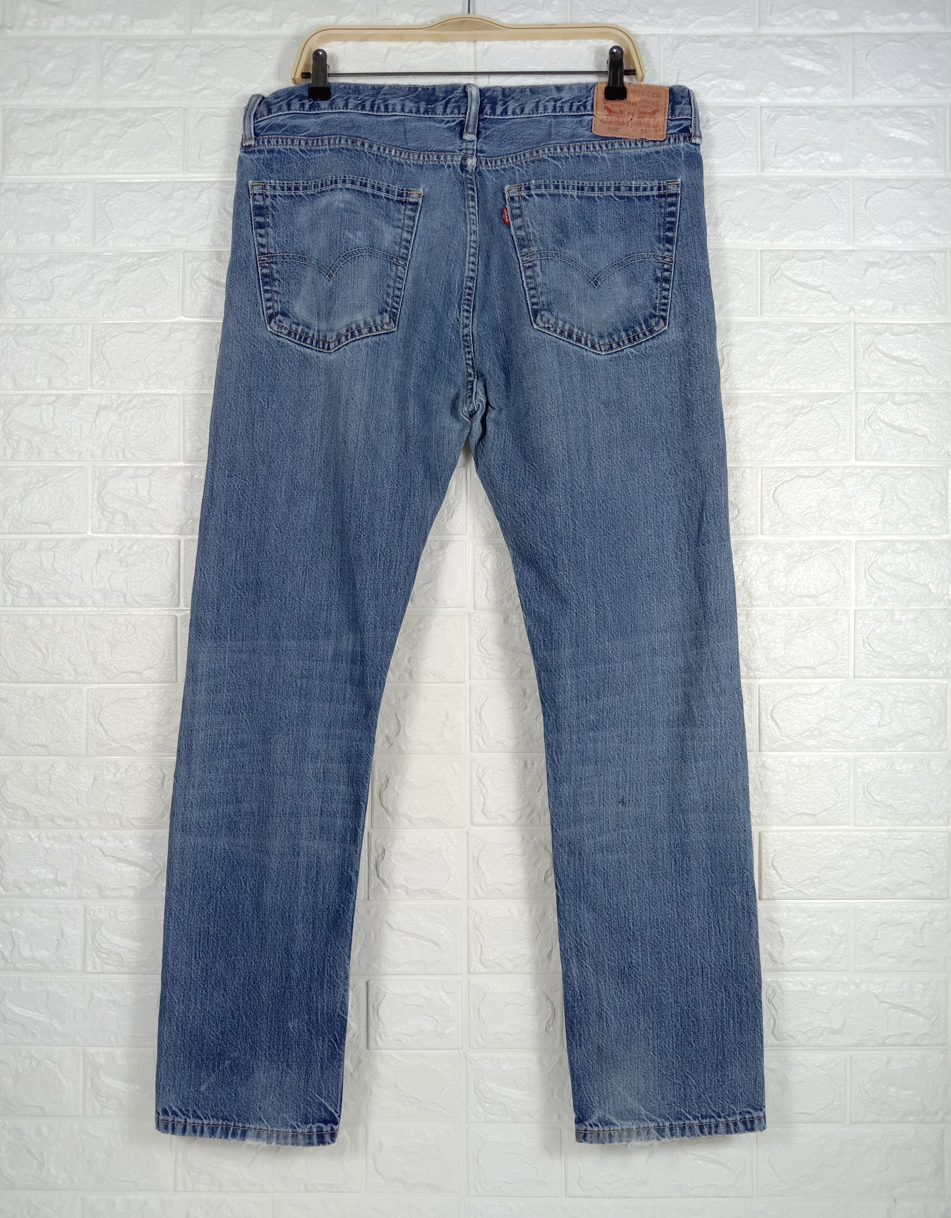 Vintage Levi's 508 Ripped Jeans Earth Tone Distressed Denim