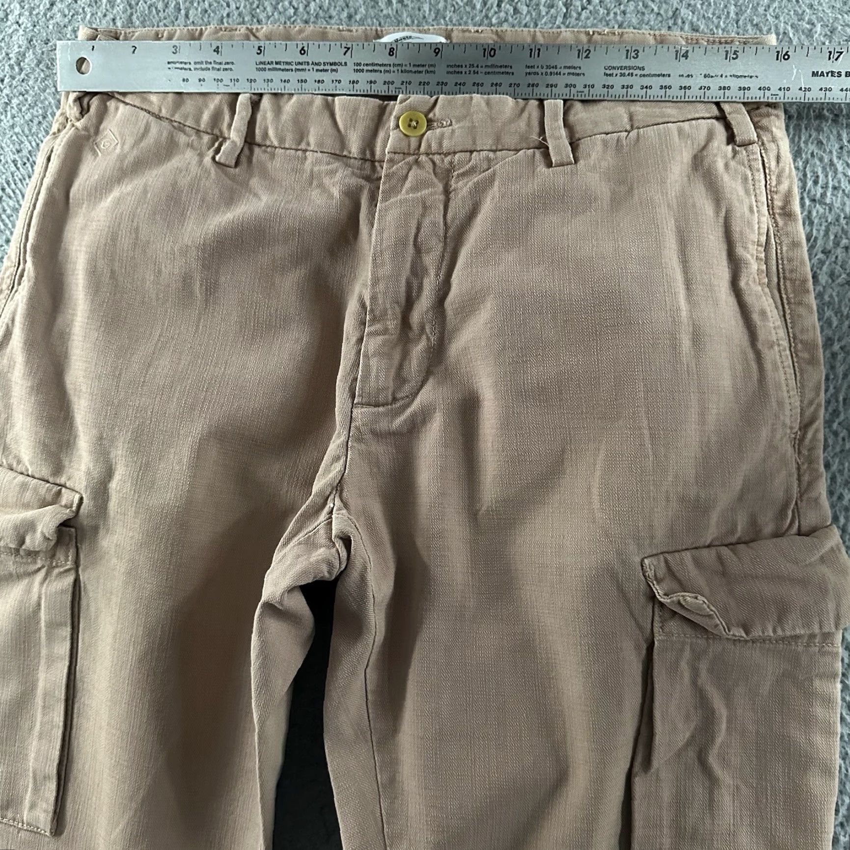 Gant Gant Rugger Mens Pants Pink Size 32x32 Cargo Hugger Canvas 100% Cotton Mens Size US 32 / EU 48 - 6 Thumbnail