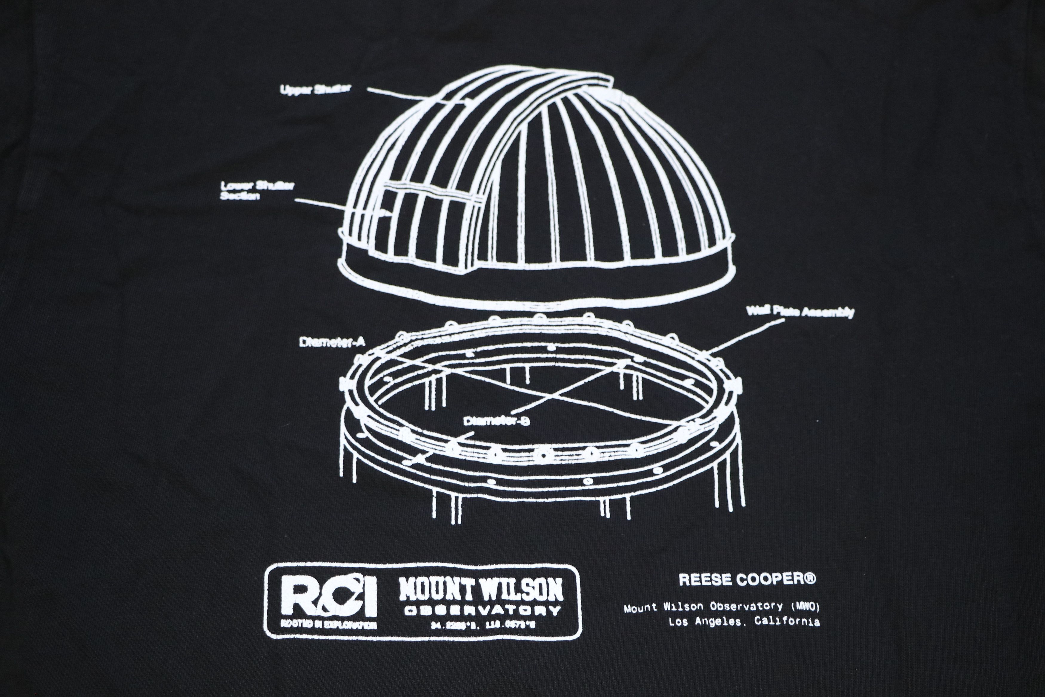 Reese Cooper Reese Cooper Galaxy 'Mount Wilson Observatory' Cotton Tshirt Size US L / EU 52-54 / 3 - 6 Thumbnail