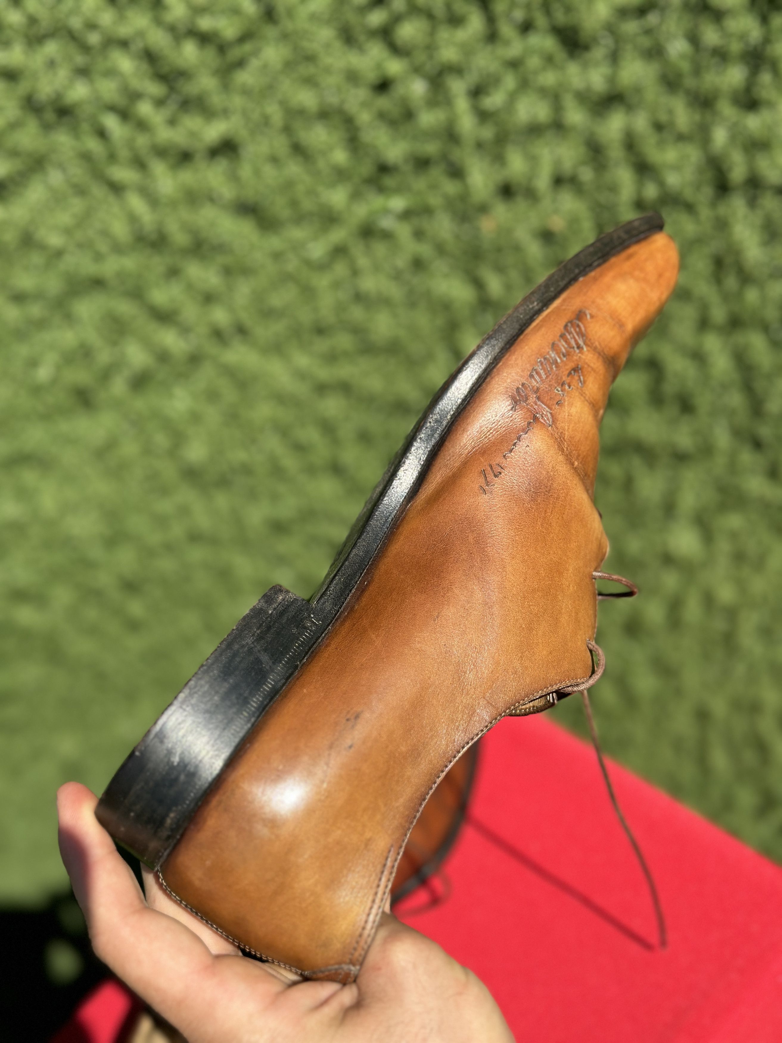 Berluti Berluti Scritto Venezia Leather Oxford Shoes EU 42.5 US 9.5 Size US 9.5 / EU 42-43 - 7 Thumbnail