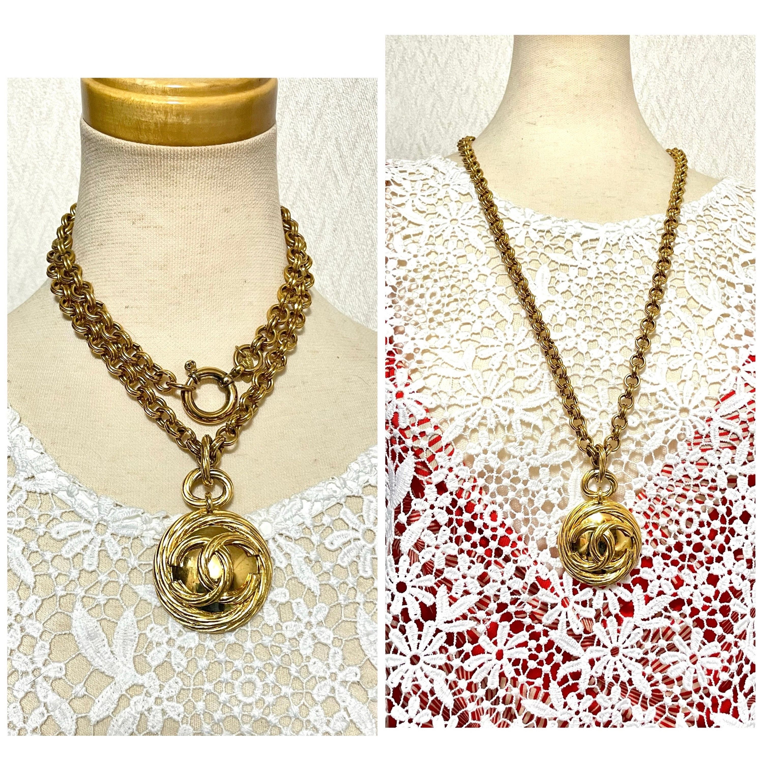 Chanel Vintage CHANEL nice and heavy chain necklace with mirror Size ONE SIZE - 10 Thumbnail