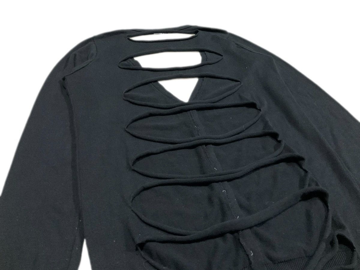 Hysteric Glamour × If Six Was Nine × Seditionaries 🔥Sick Y2K Lip Service Slash Ripped Cardigan Size US M / EU 48-50 / 2 - 7 Thumbnail