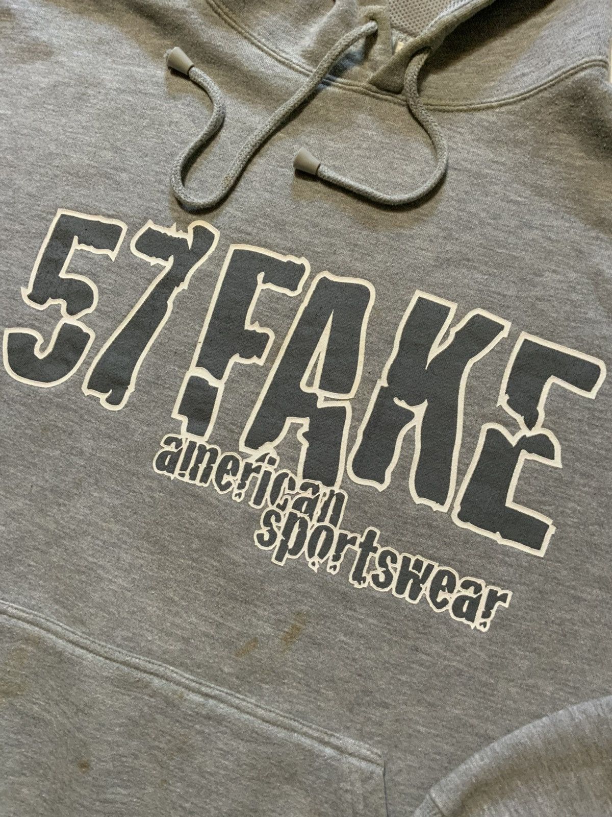 Vintage 90s 57 Fake Subject To Change Without Notice Skate Hoodie Size US XL / EU 56 / 4 - 5 Thumbnail