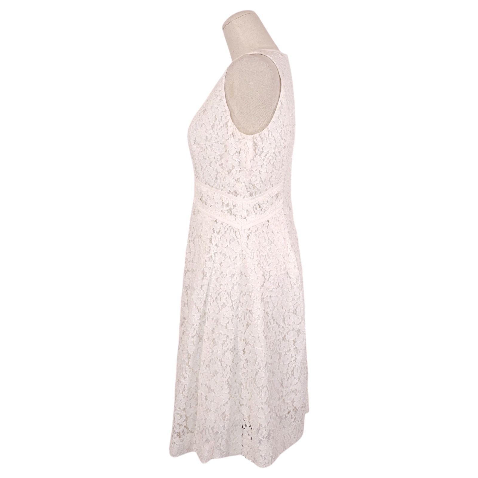 Other Lauren Ralph Lauren Lace Dress White Sz 6P Size M / US 6-8 / IT 42-44 - 2 Thumbnail