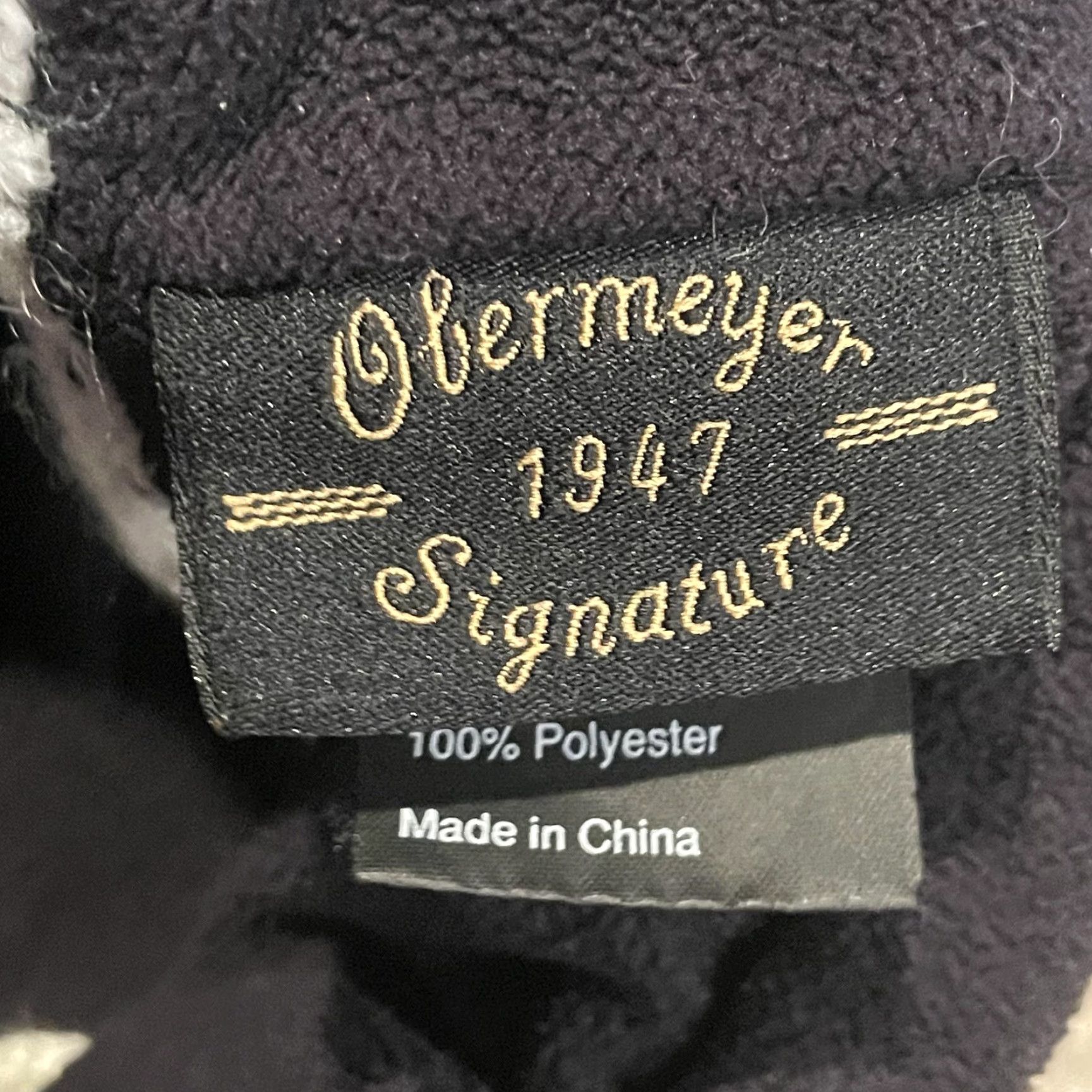 Obermeyer VINTAGE Obermeyer Trisha Beanie Hat Womens One Size Black Fair Isle Nordic Winter Fleece Insulated Lined Ski Casual - Mens? Size ONE SIZE - 7 Thumbnail