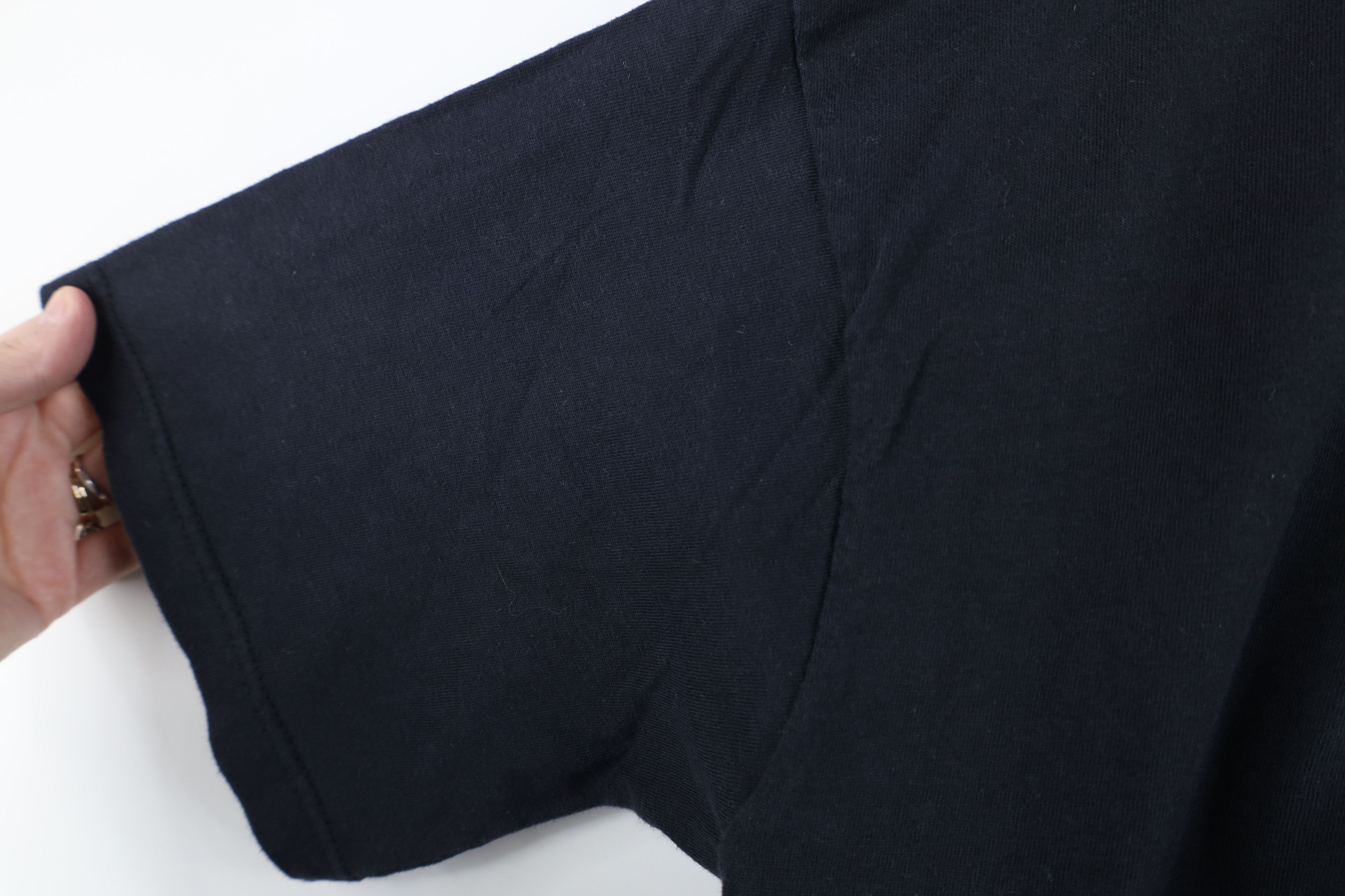 Vintage Vintage 90s Streetwear Blank Pocket T-Shirt Black Cotton USA Size XXL / US 16-18 / IT 52-54 - 7 Thumbnail