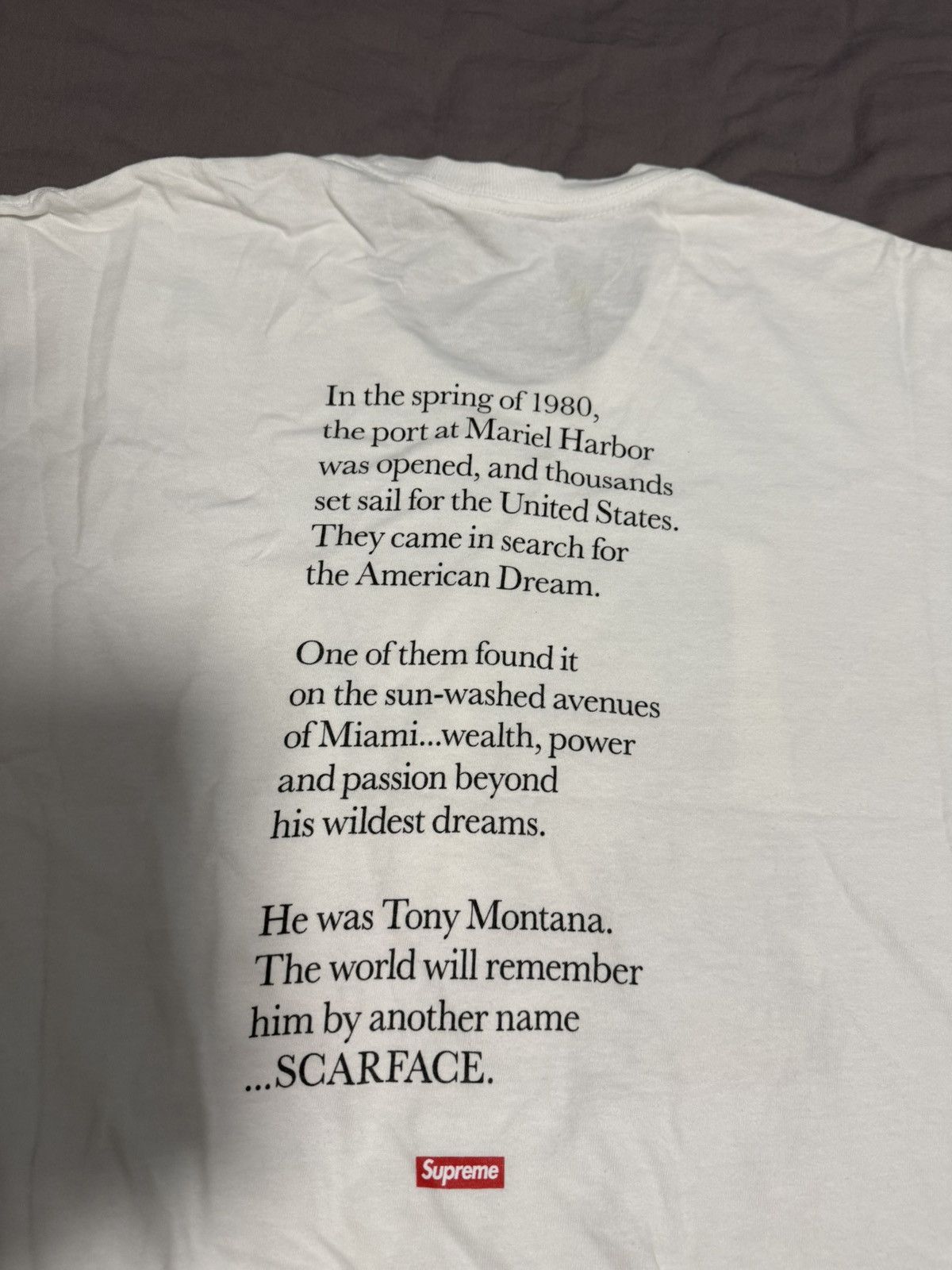 Supreme Supreme scarface shower tee T-shirt Size US XL / EU 56 / 4 - 7 Thumbnail