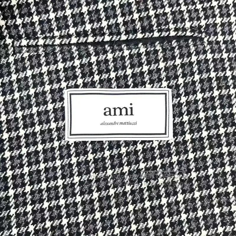 AMI AMI Grey Houndstooth Long Sleeve Jacket . Size US M / EU 48-50 / 2 - 3 Thumbnail
