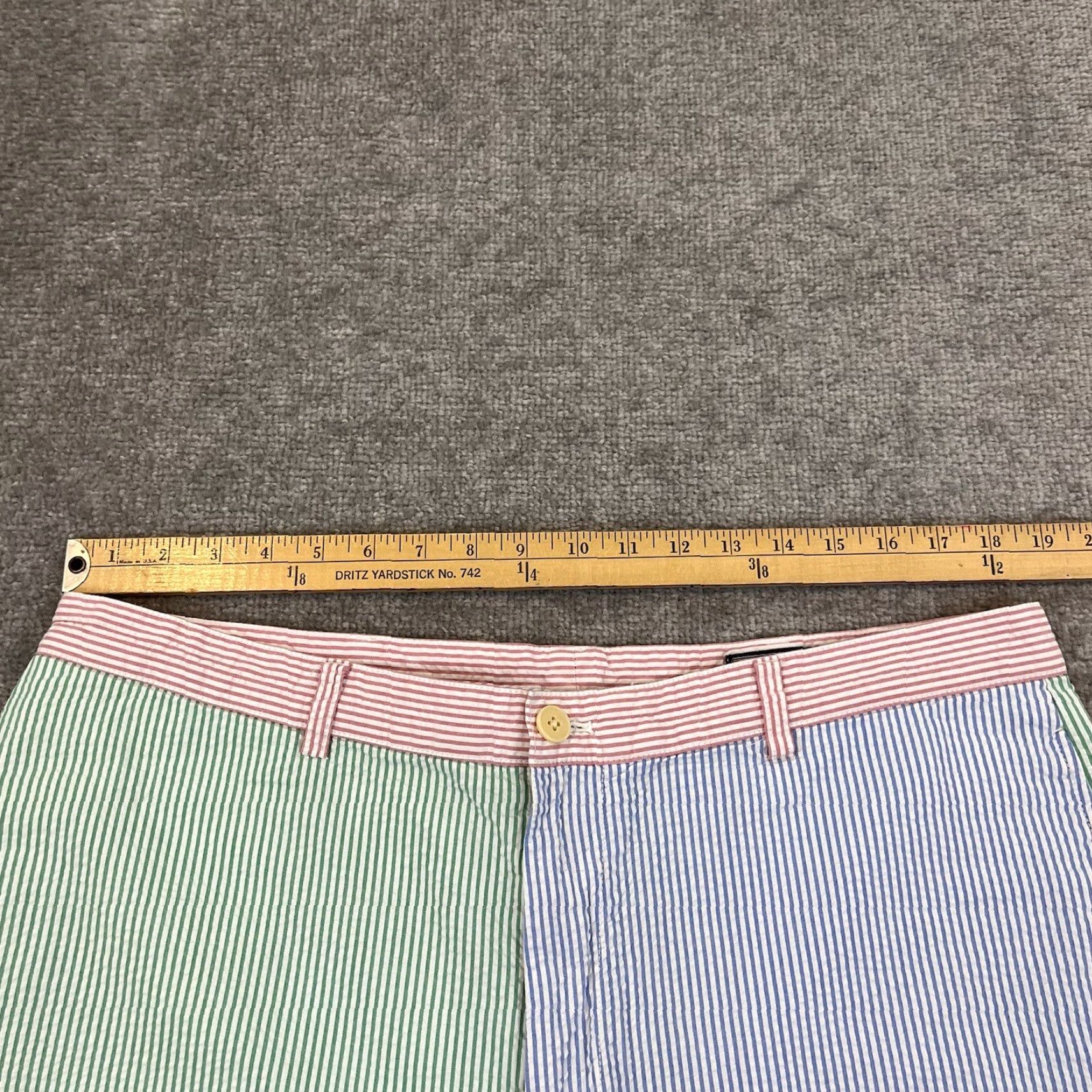 Vineyard Vines VINEYARD VINES Shorts Mens 38 Pastel Colorful Easter Blue Green Pink 38 x 7.5" Chino Multicolor 5-Pocket Regular Gear Mens Size US 38 / EU 54 - 3 Thumbnail