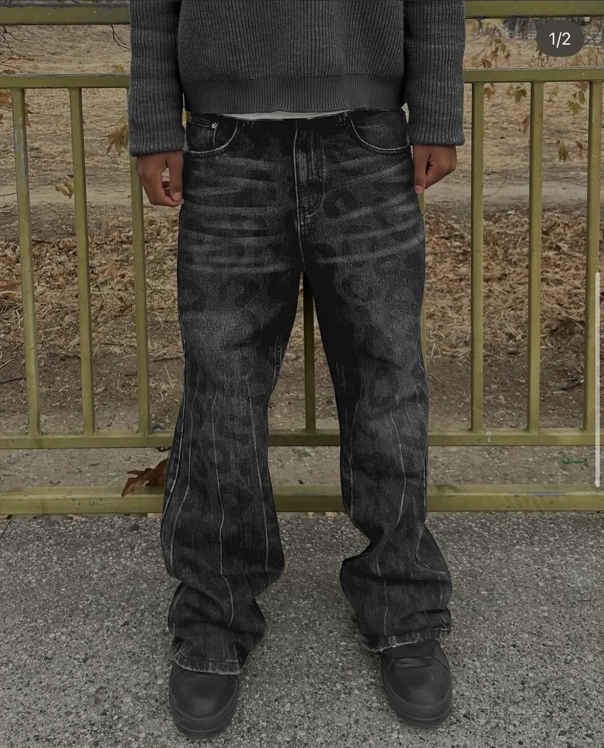 Other @Serotonin07_ Leopard Denim Size US 32 / EU 48 - 6 Thumbnail