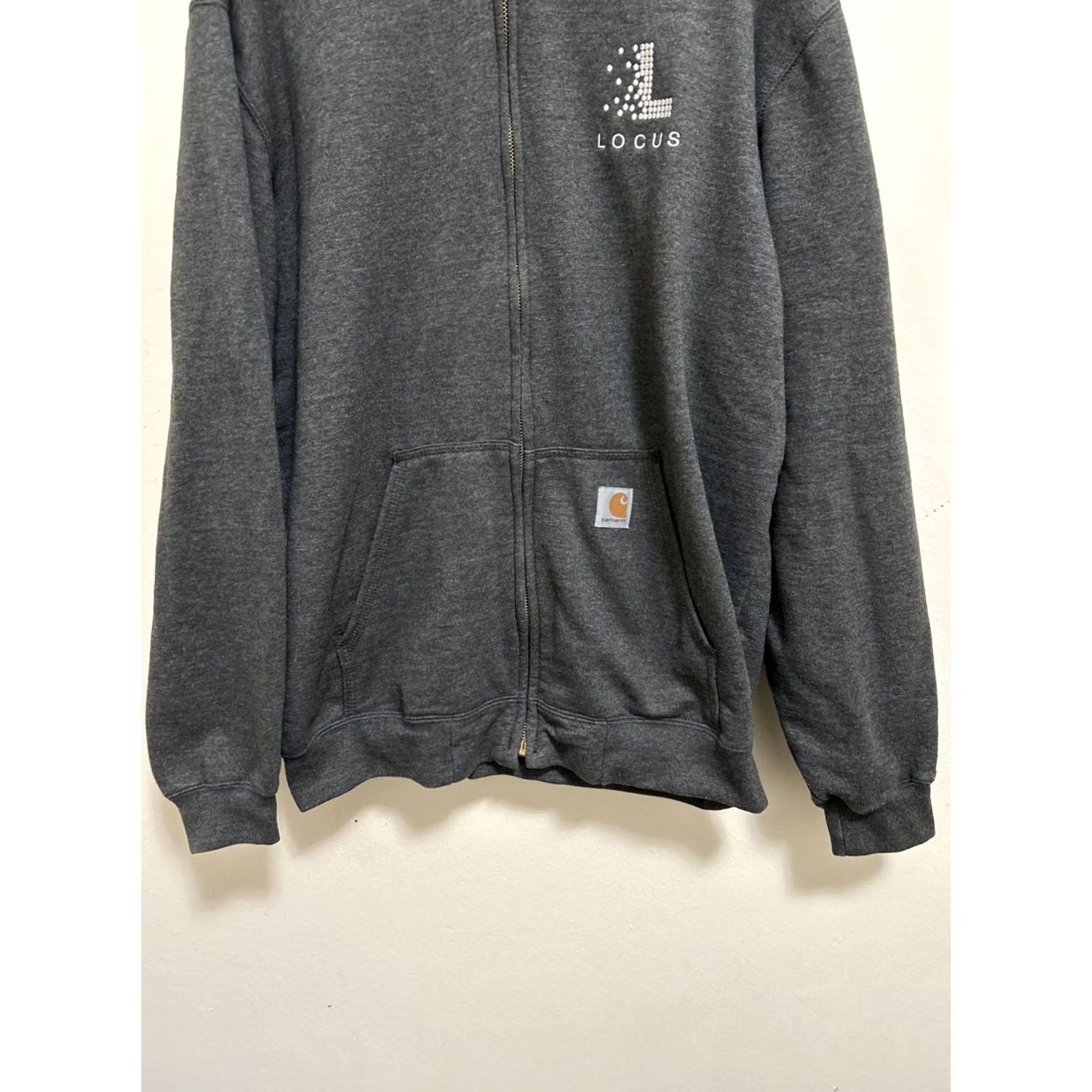 Carhartt Carhartt Hoodie Mens L Gray Original Fit Full Zip Sweatshirt K122 026 Size US L / EU 52-54 / 3 - 3 Thumbnail
