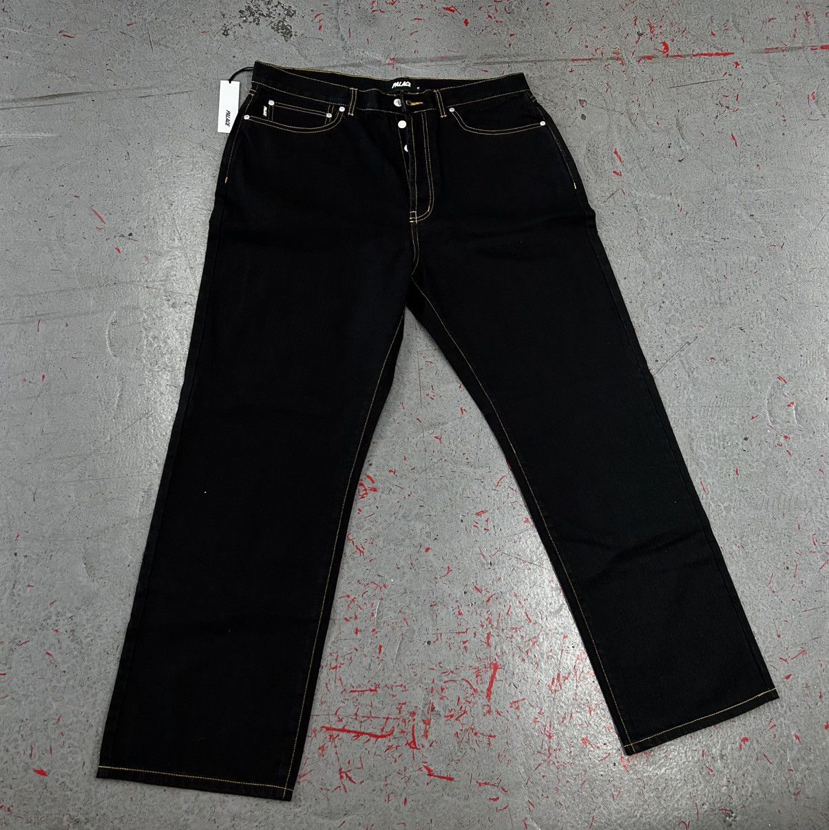 Palace Palace P90 Baggy Jean Black 34x29 | Grailed