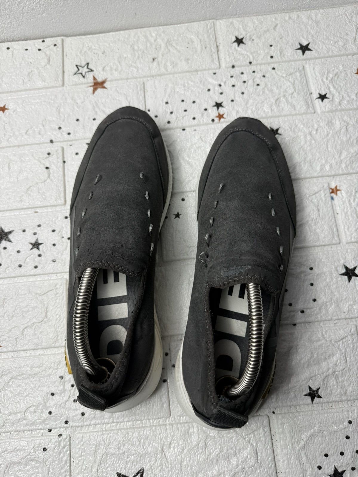Diesel DIESEL US10 UK9 EUR43 Sneakers Gray Trainers Men Size US 10 / EU 43 - 10 Thumbnail