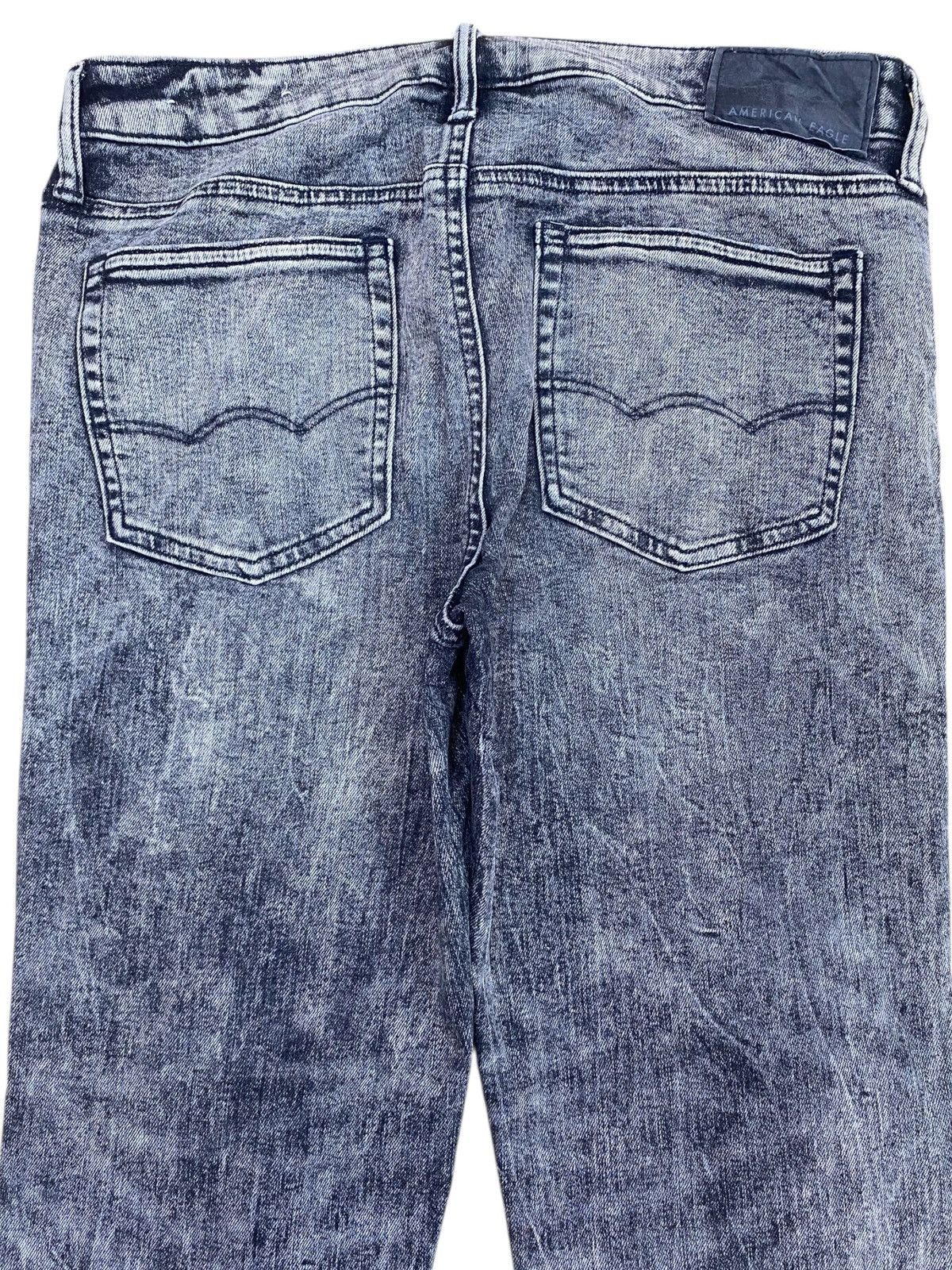 American Eagle Outfitters American Eagle Outfitters Acid Black Wash Jeans Size US 32 / EU 48 - 4 Thumbnail