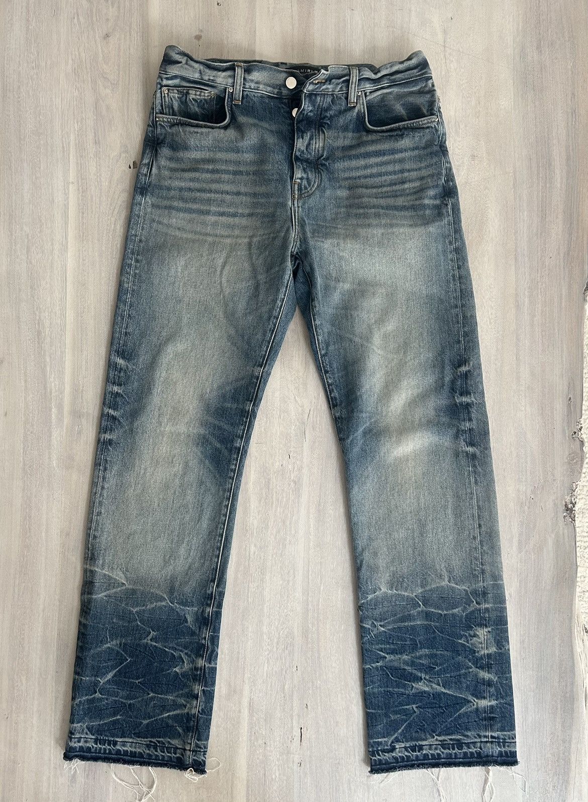 Amiri Amiri Straight Leg Faded Size 33 Size US 33 - 1 Thumbnail