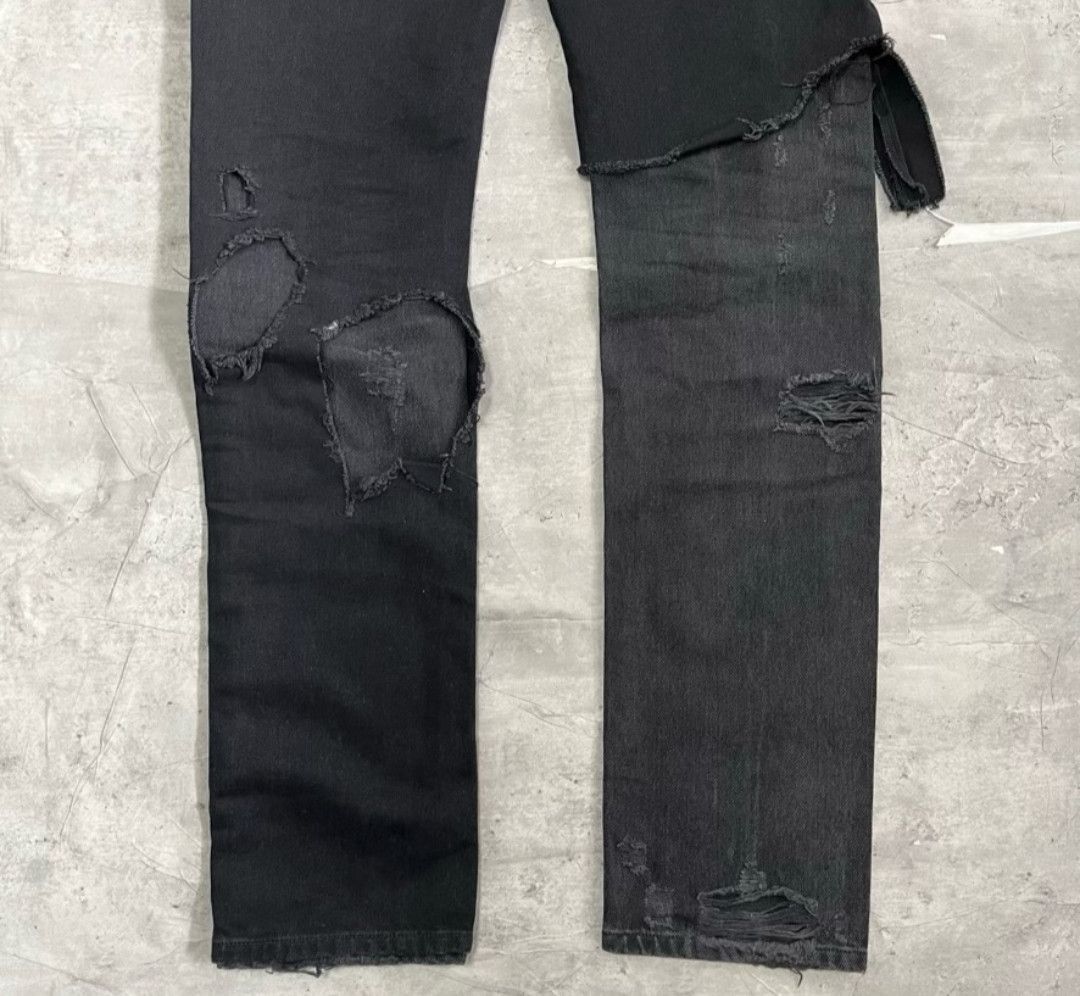 Raf Simons Simons 19fw Double Destroyed Jeans-2505 Size US 30 / EU 46 - 6 Thumbnail