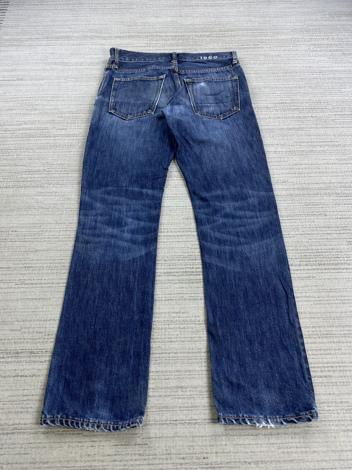Gap × Japanese Brand × Vintage Vintage Gap 1969 Slim Fit Straight Denim Pants Size US 30 / EU 46 - 2 Thumbnail