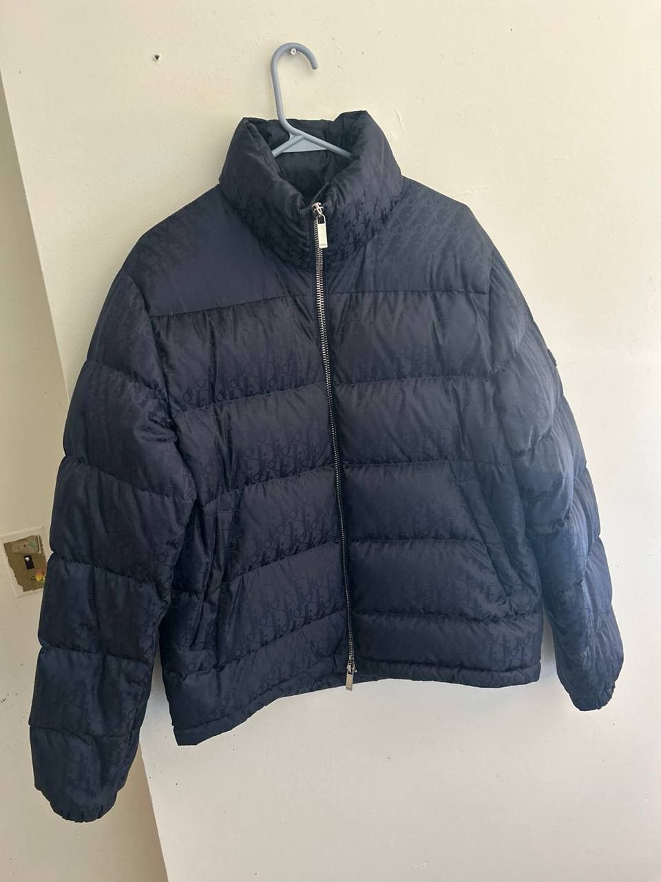 Dior oblique monogram puffer jacket