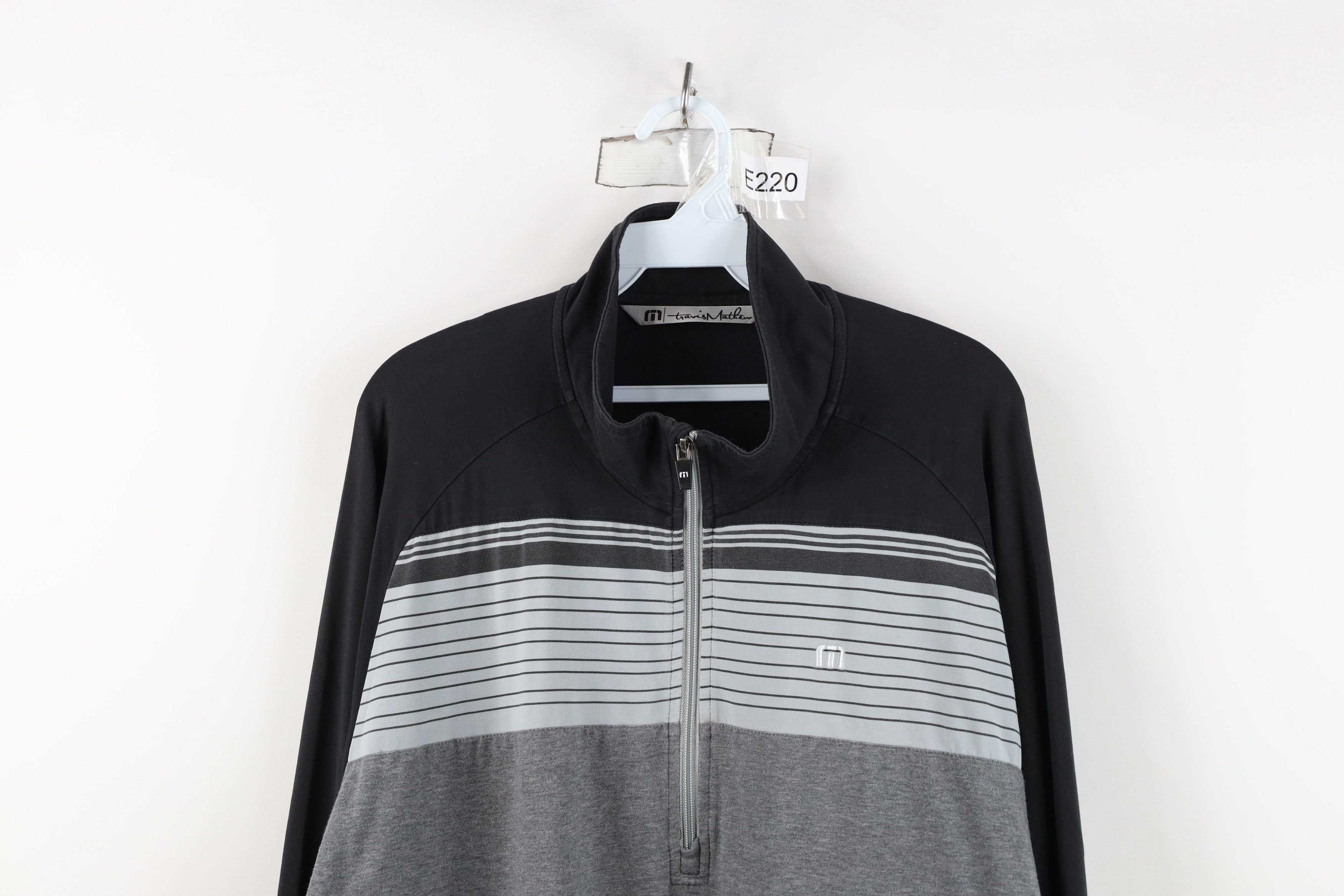 TravisMathew Travis Mathew Striped Half Zip Pullover Golf Top Jacket Size US L / EU 52-54 / 3 - 2 Thumbnail