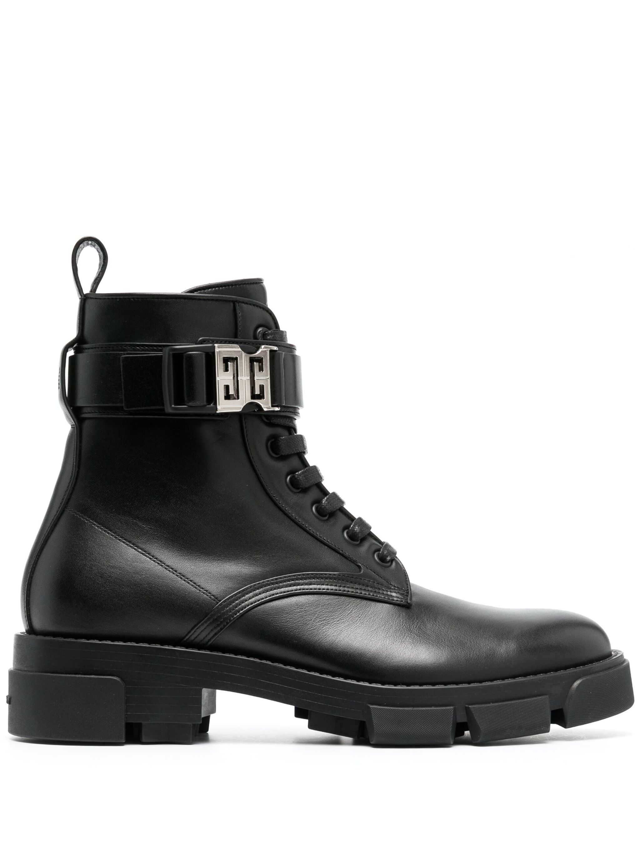 Givenchy Terra leather ankle boots with buckle Size US 10 / EU 43 - 1 Thumbnail