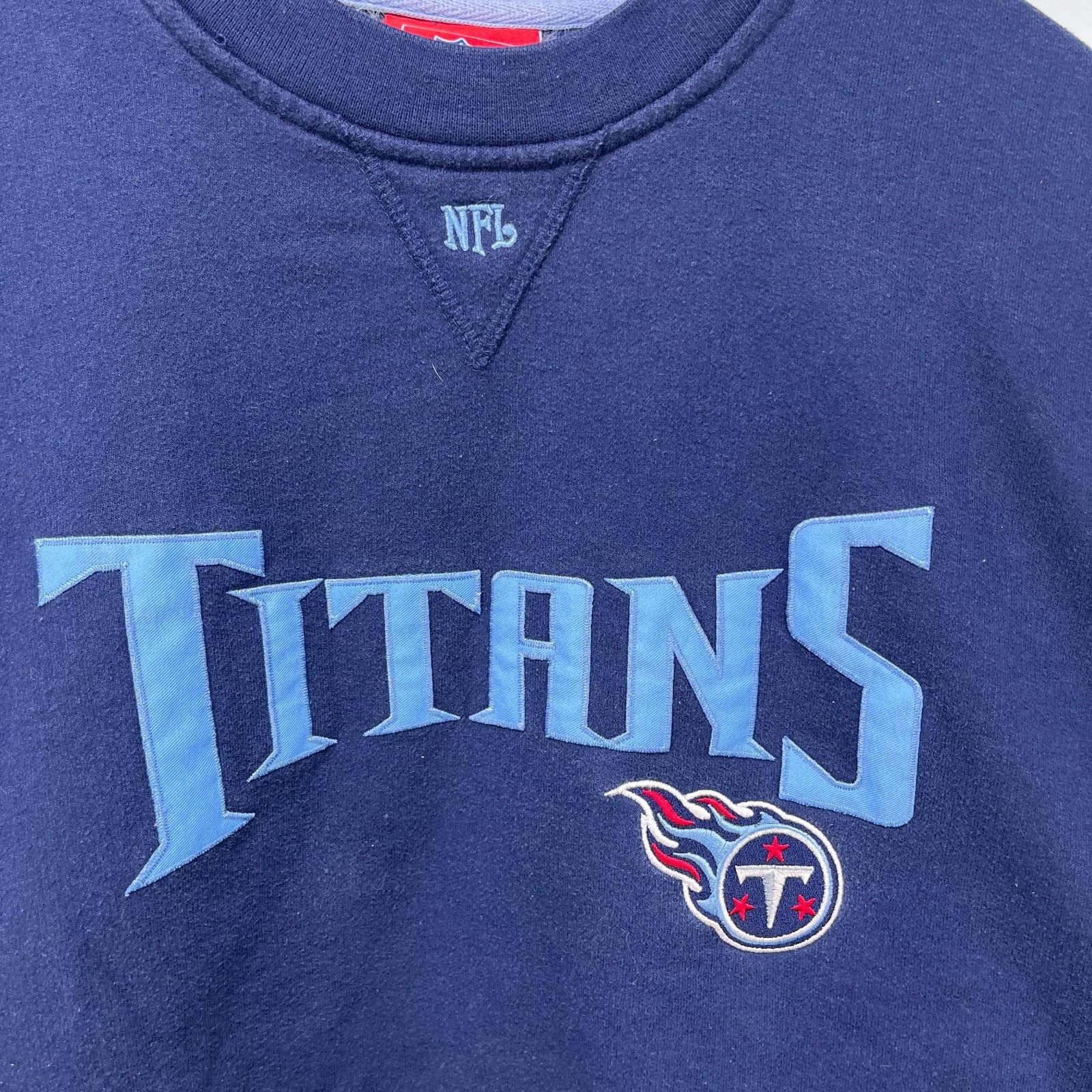 Other Vintage Tennessee Titans NFL Sweatshirt Medium Size ONE SIZE - 3 Thumbnail