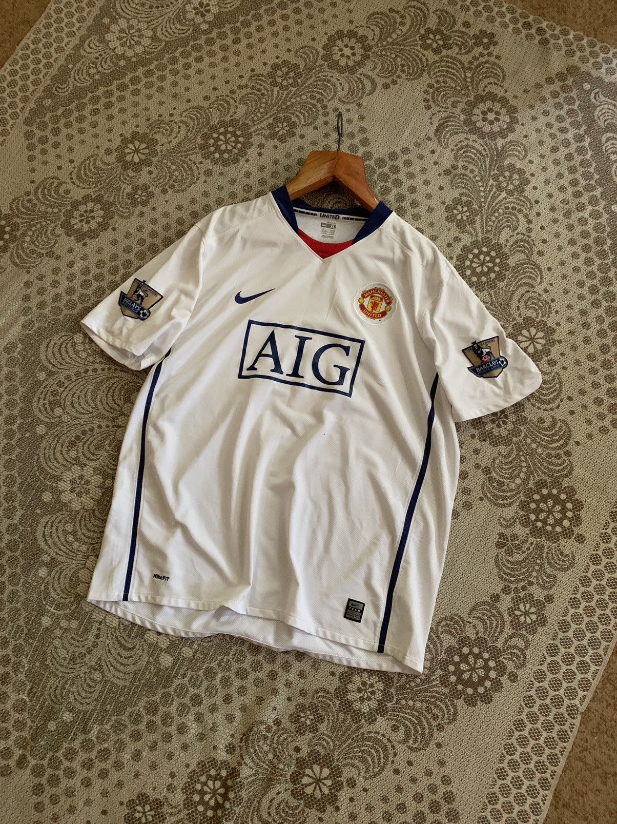 Nike Nike Manchester United football soccer jersey 2008 2009 Size US XL / EU 56 / 4 - 2 Thumbnail
