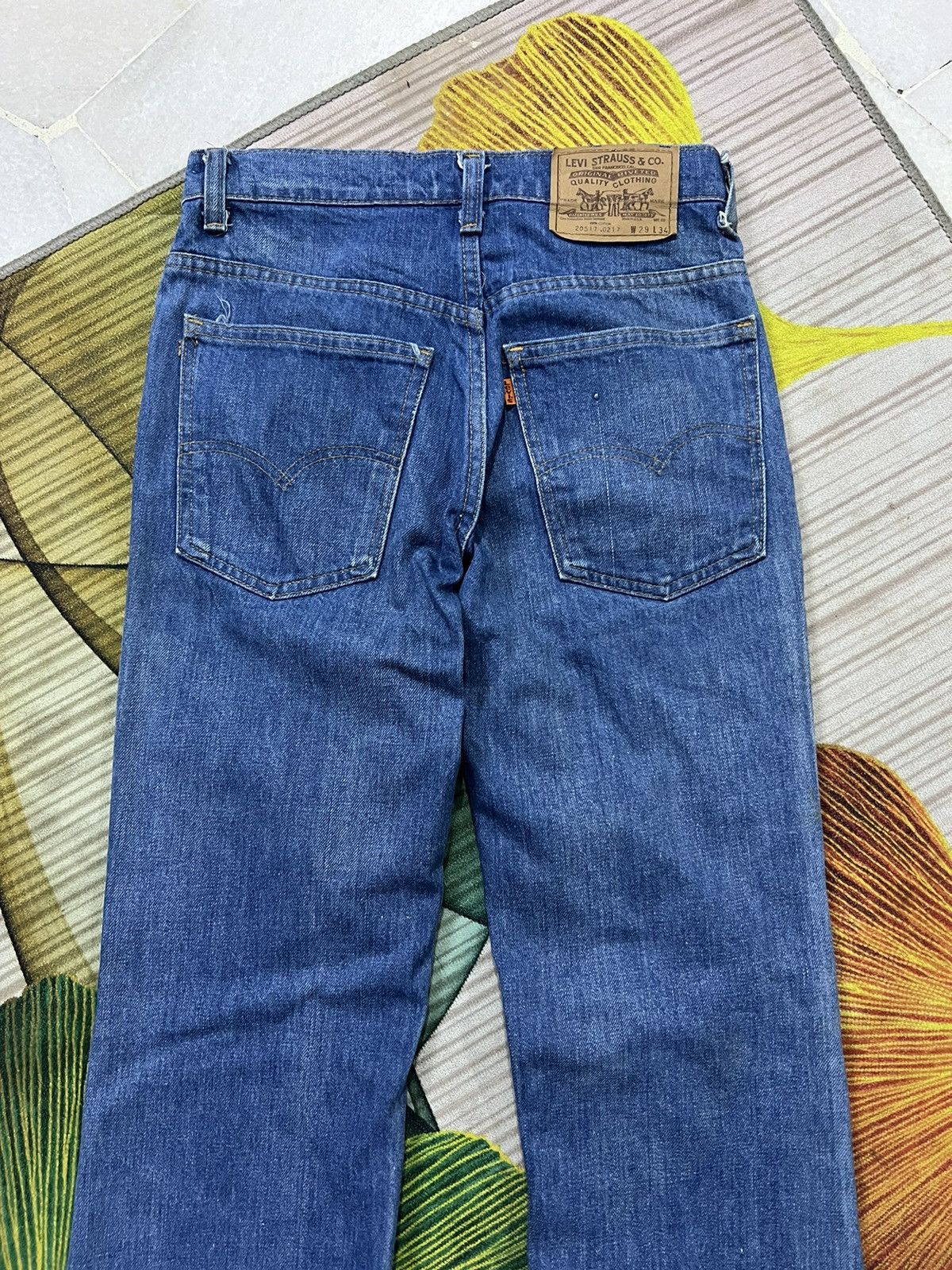 Levi's 💥FLARE💥VINTAGE 60’s LEVIS 517 ORANGE TAB NICE FADEDBUTTON #8 Size US 28 / EU 44 - 9 Thumbnail