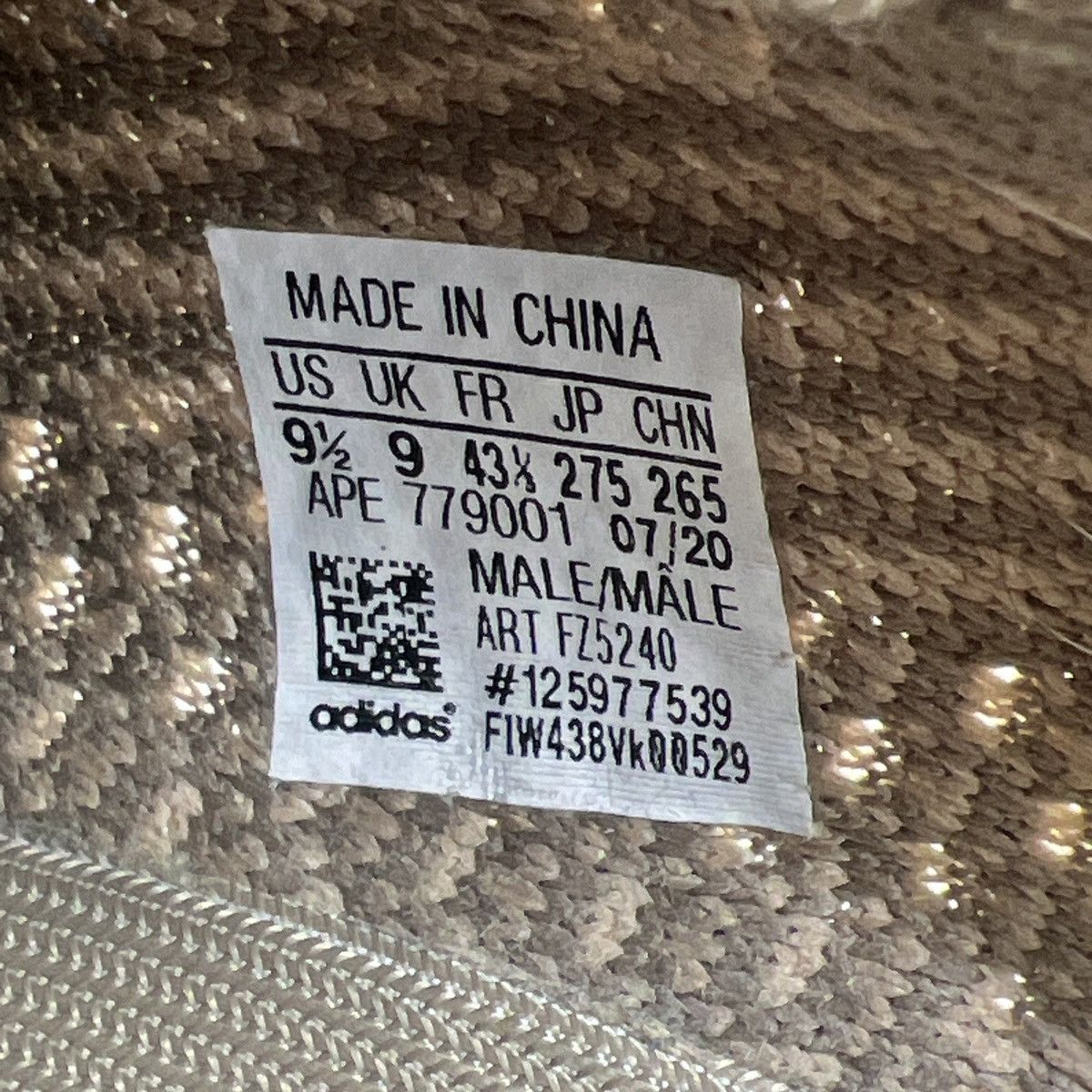 Adidas Yeezy boost 350 sand taupe Size US 9.5 / EU 42-43 - 9 Thumbnail