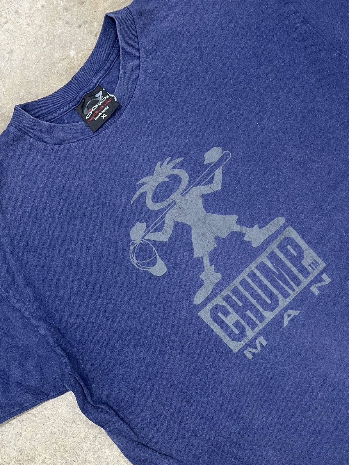 Vintage Vintage Chump Man Weightlifting Tee XL Size US XL / EU 56 / 4 - 1 Thumbnail
