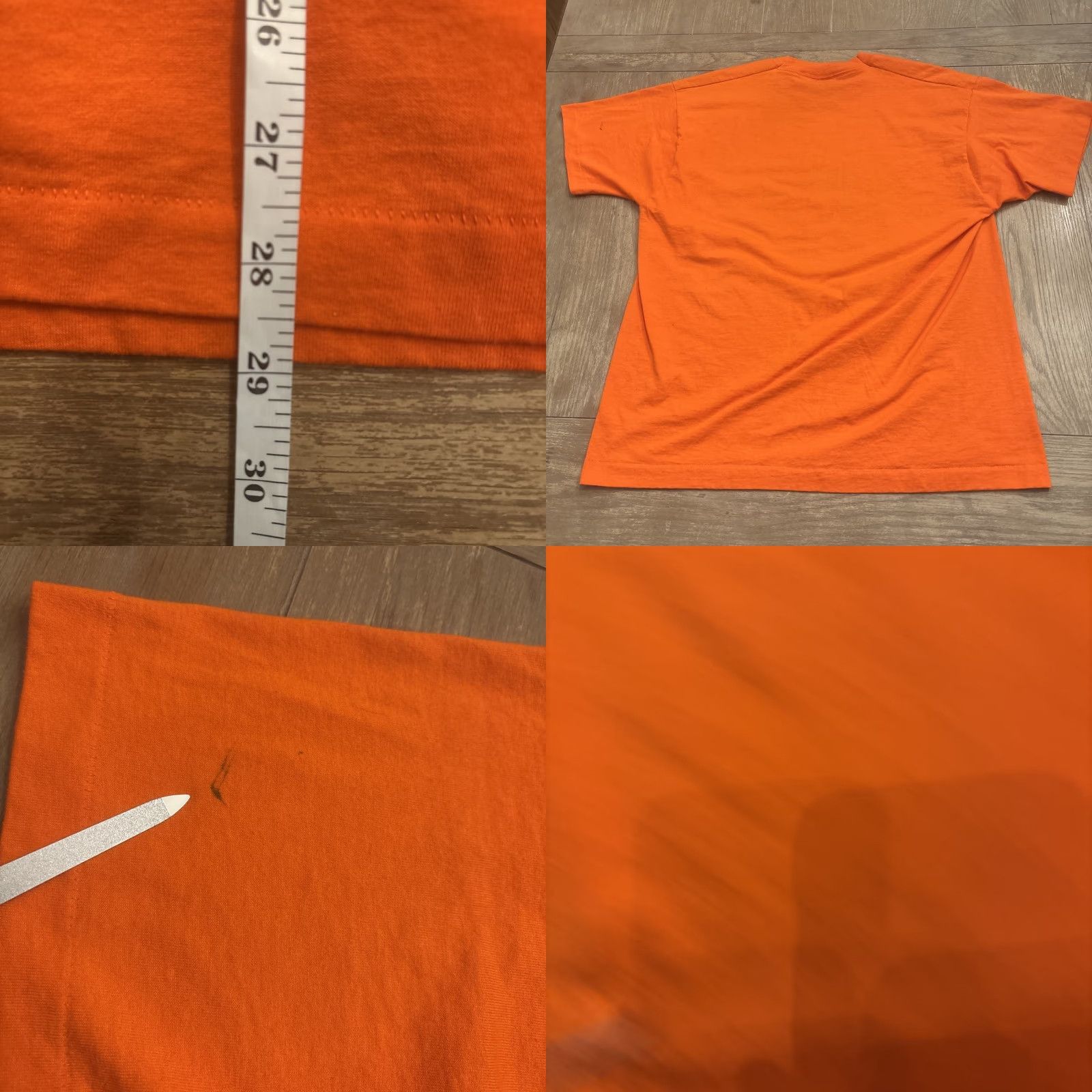 Fruit Of The Loom VINTAGE Danville High School Ironmen T Shirt XL Orange Men Size EUC Size US XL / EU 56 / 4 - 8 Thumbnail
