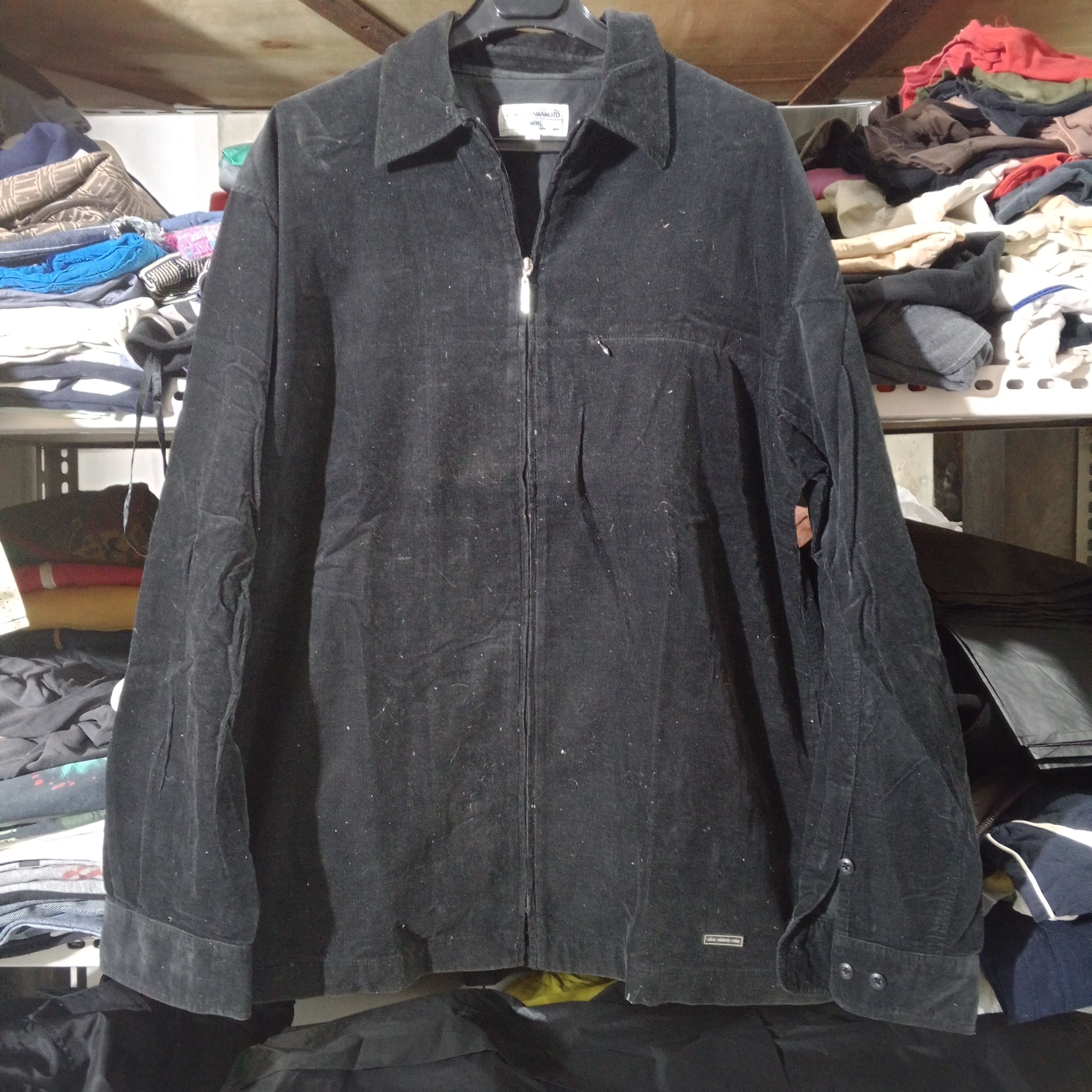Kansai Yamamoto Kansai Yamamoto Black Corduroy Jacket Size US L / EU 52-54 / 3 - 1 Thumbnail
