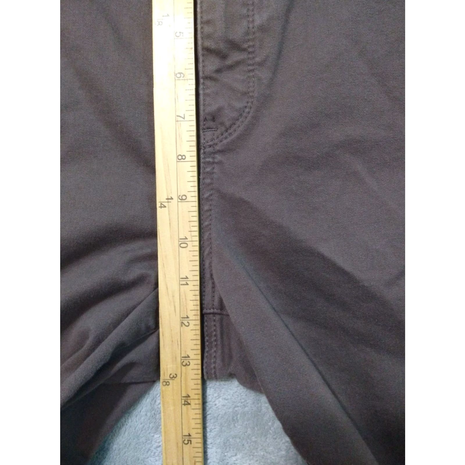 NYDJ NYDJ Jeans Women 14 Brown Denim Bootcut High Rise Stretch 5-Pocket 27 Inseam NYDJ Tummy Tuck Solid Button Zip Size 36" / US 14 / IT 50 - 4 Thumbnail